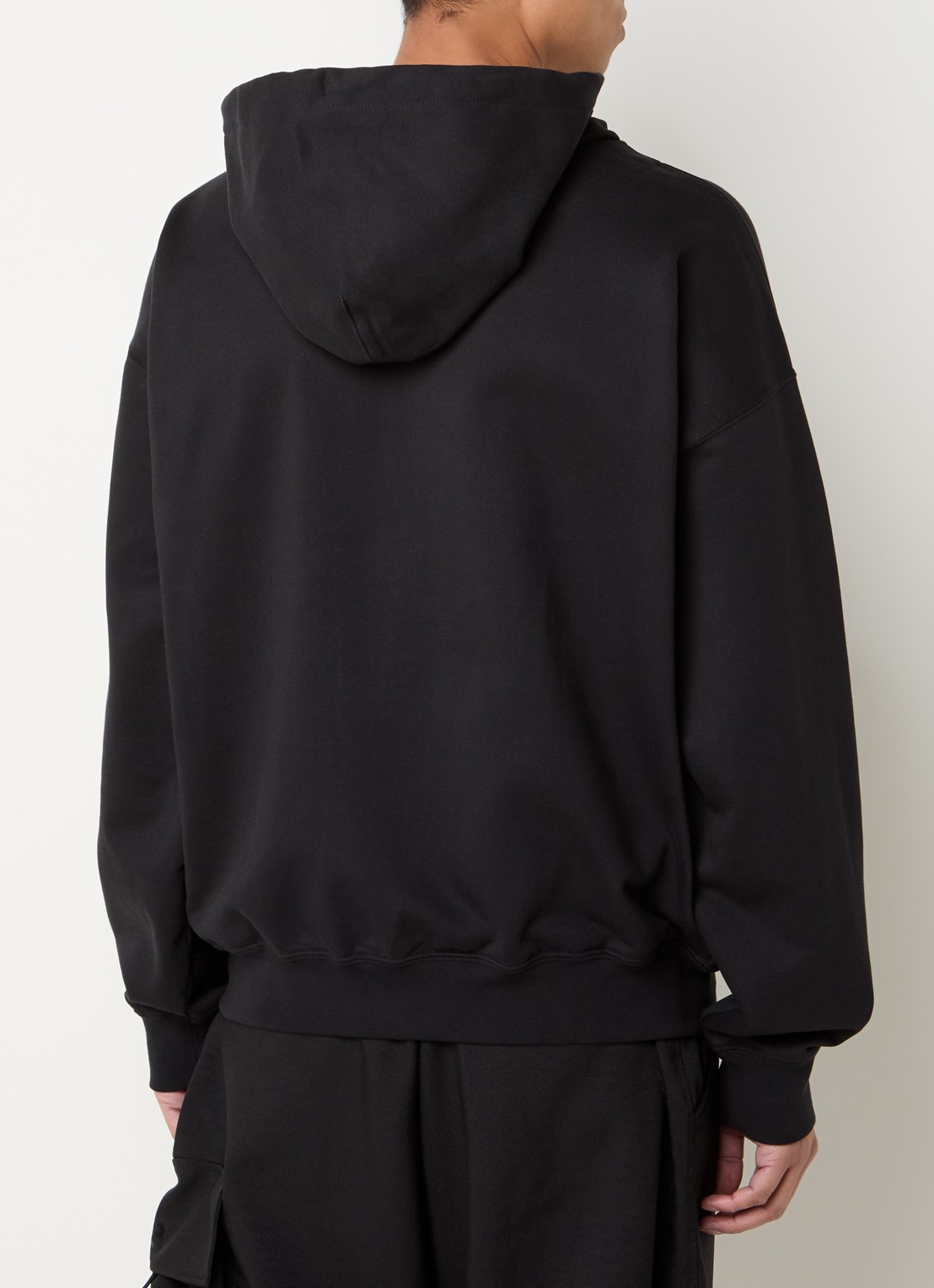 Y-3 Sweatvest met logoprint - achterkant zwart