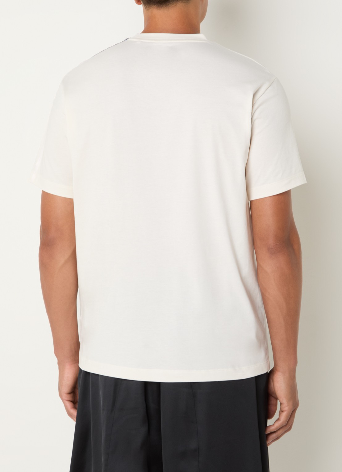 Y-3 T-shirt met logo - achterkant beige