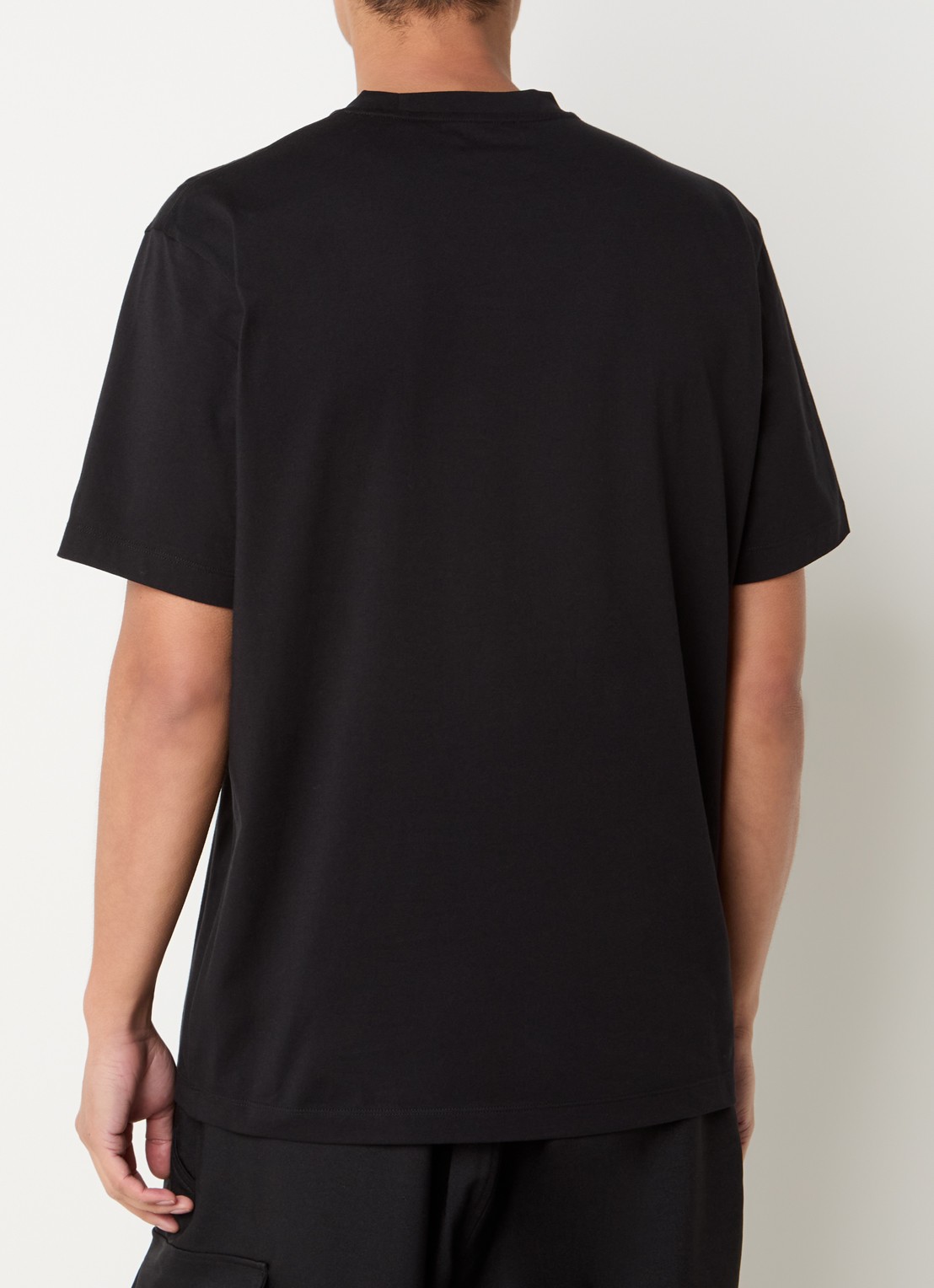 Y-3 T-shirt met logoprint - achterkant 4 zwart