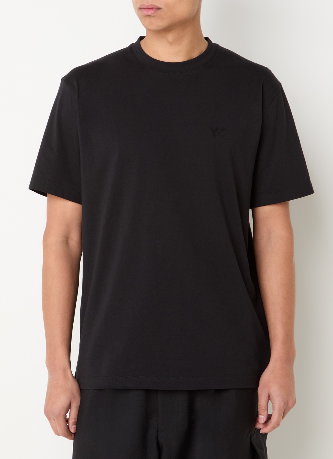 Y-3 T-shirt met logoprint - detail 3 zwart