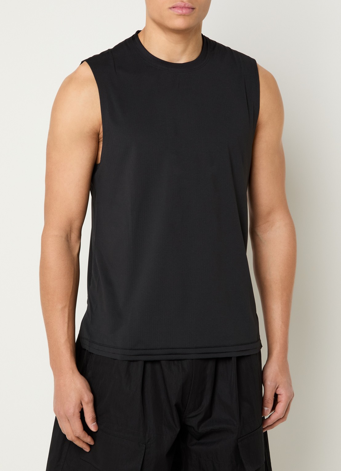Y-3 Tanktop met logo - detail 4 zwart