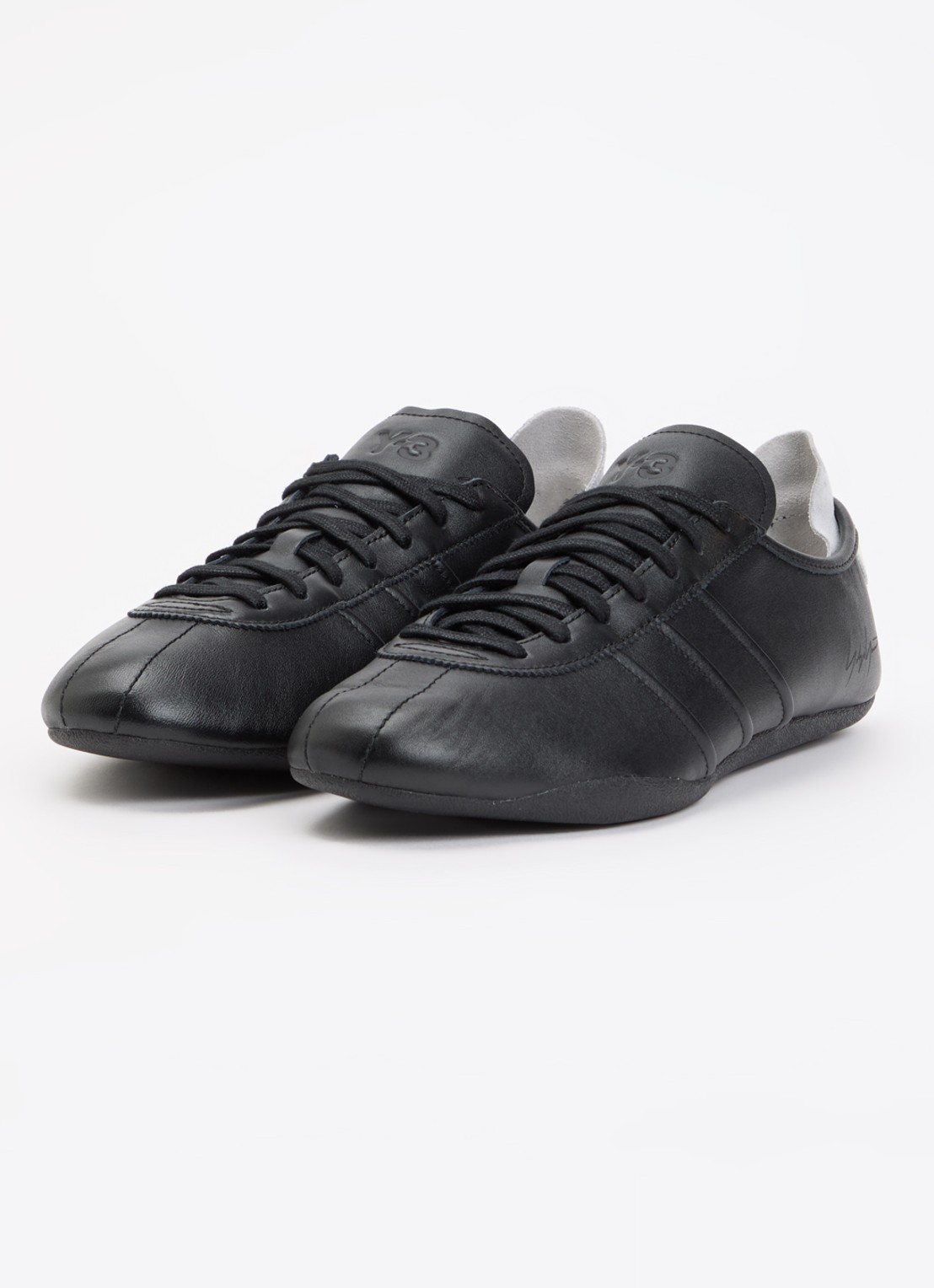 Y-3 Tokyo sneaker van leer - detail 2 wit