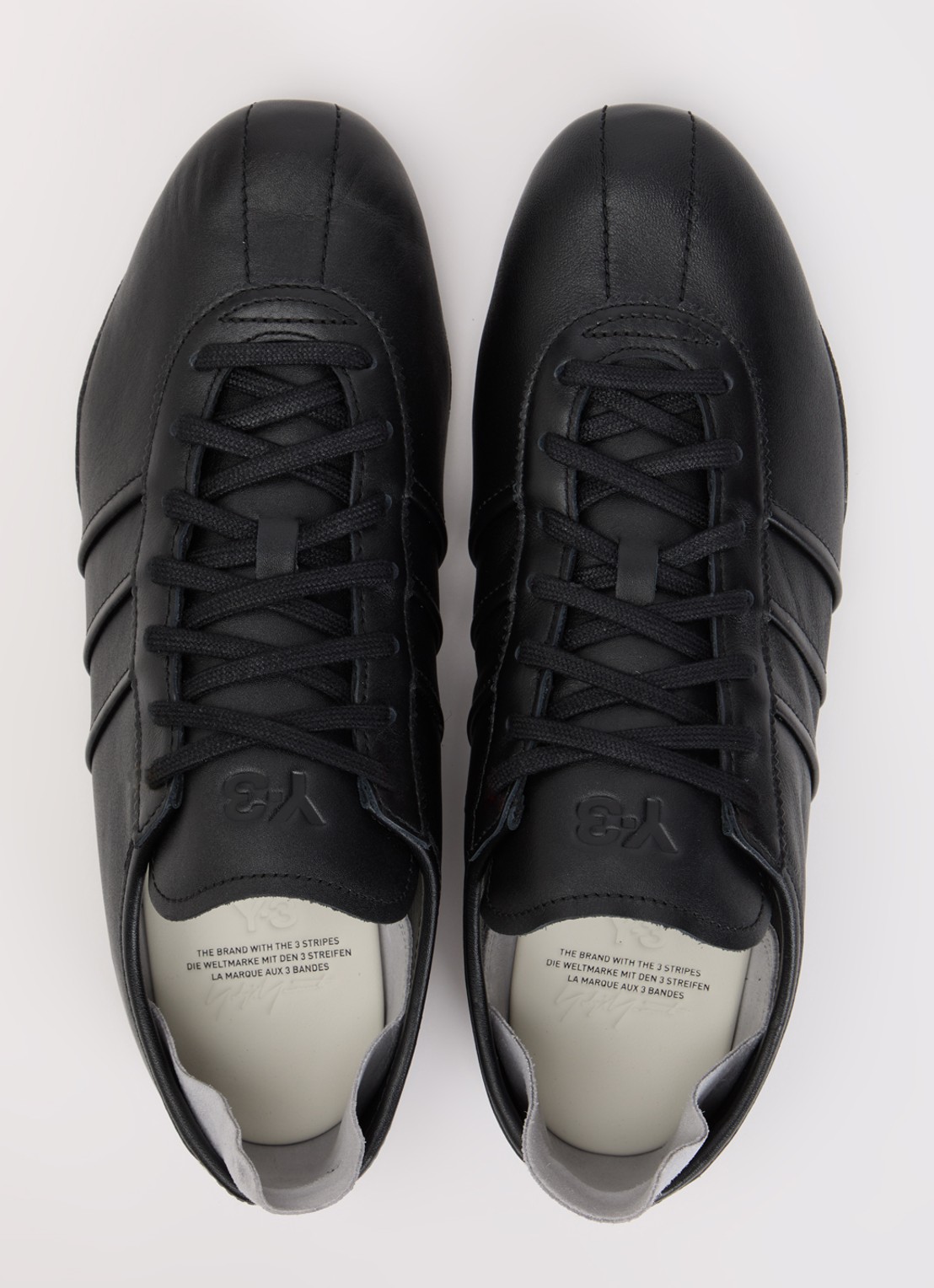 Y-3 Tokyo sneaker van leer - detail 3 wit