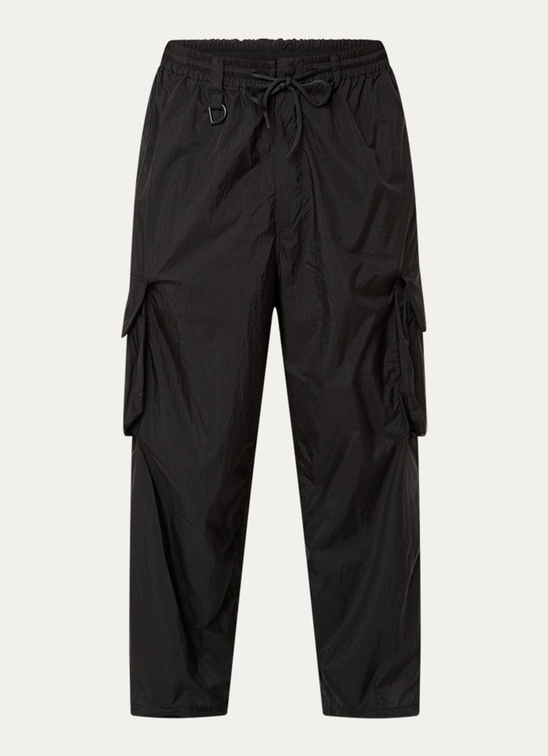 Y-3 Wide fit cargobroek met steekzakken - voorkant 2 zwart