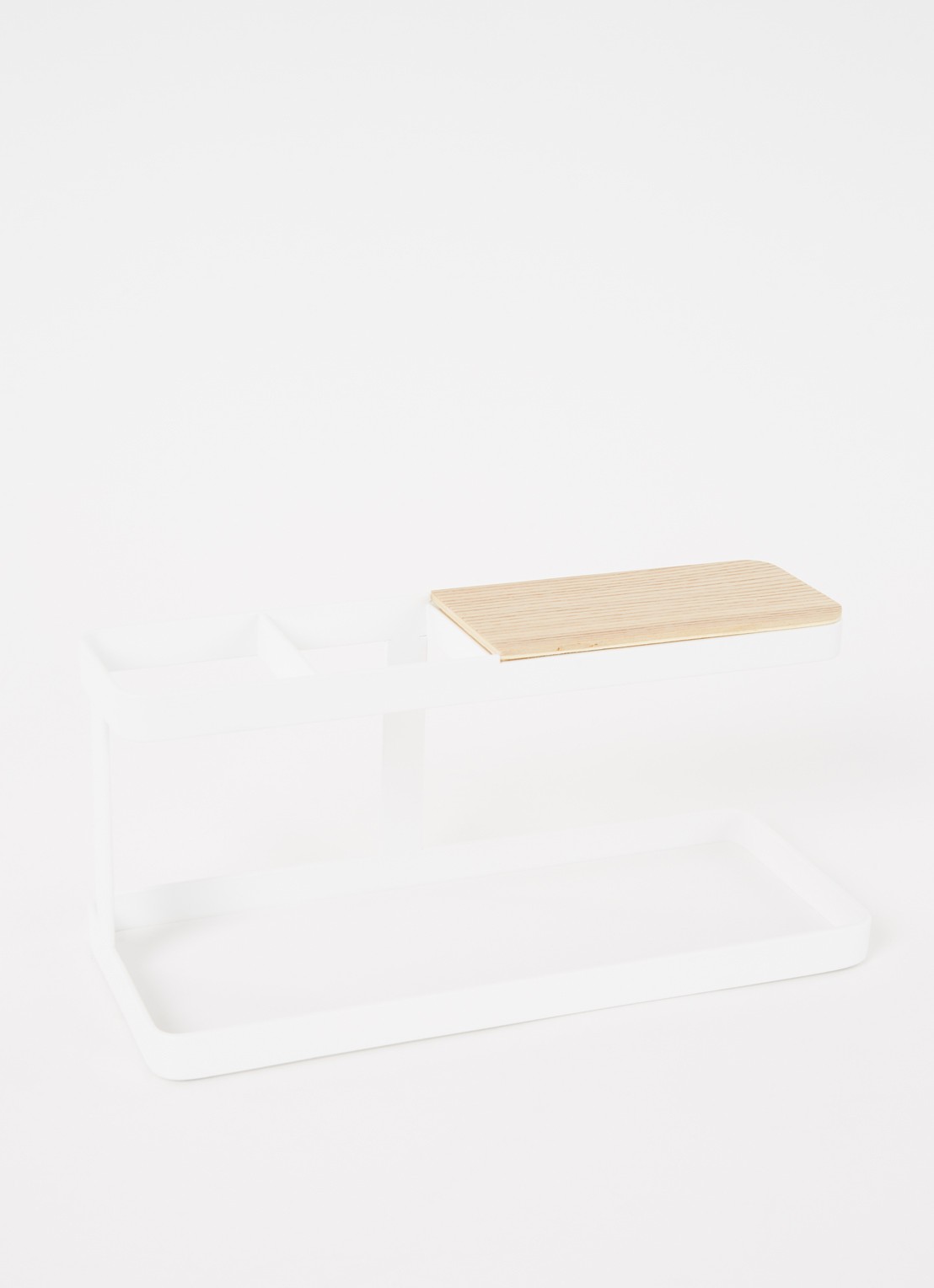 Yamazaki Bureau organizer 24,5 x 9,7 cm - voorkant 2 wit