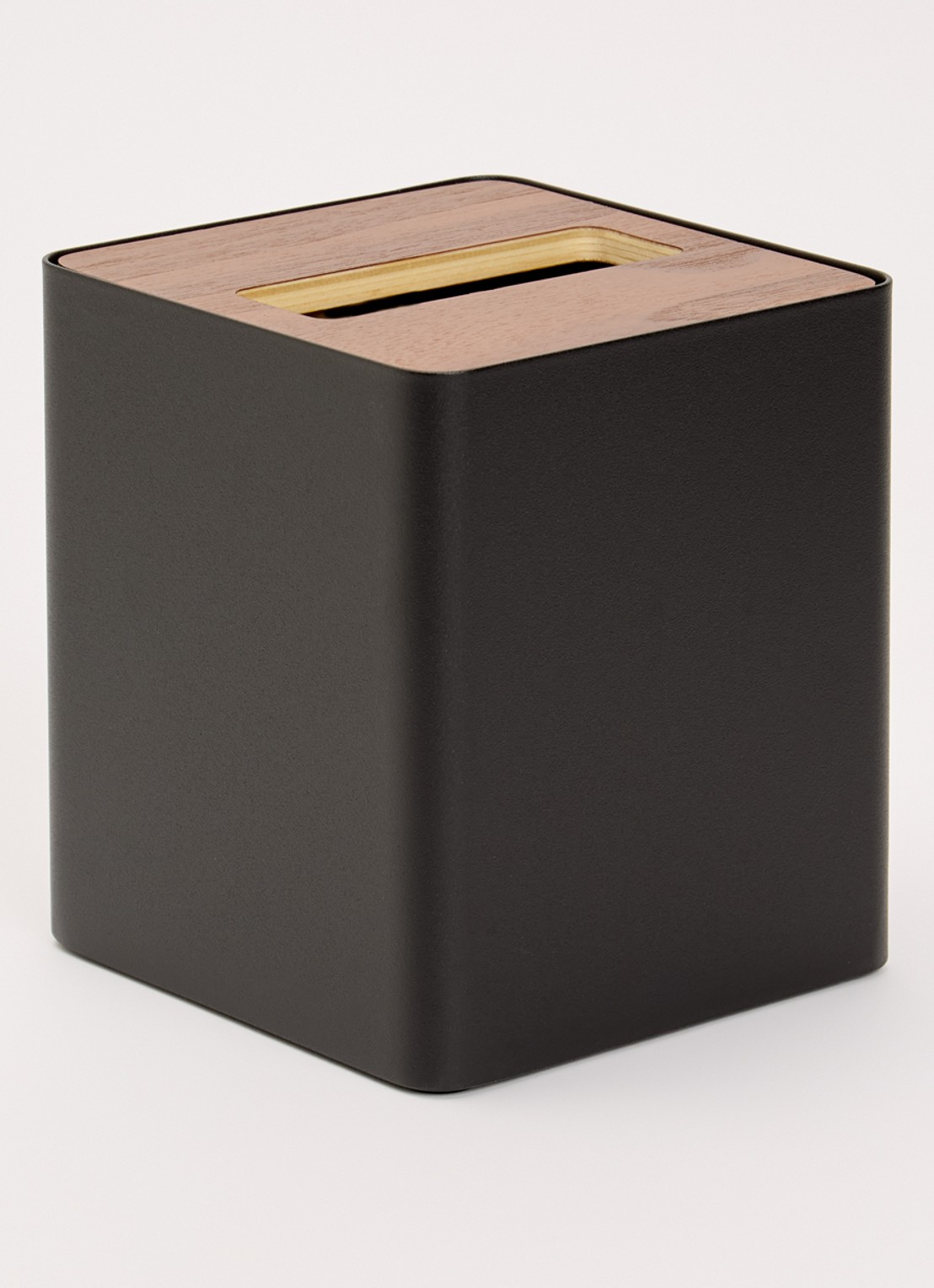 Yamazaki Rin tissuebox 15 cm - voorkant 2 zwart