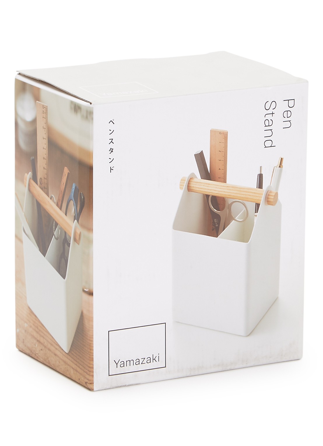 Yamazaki Tosca pennenhouder 14,5 cm - voorkant wit
