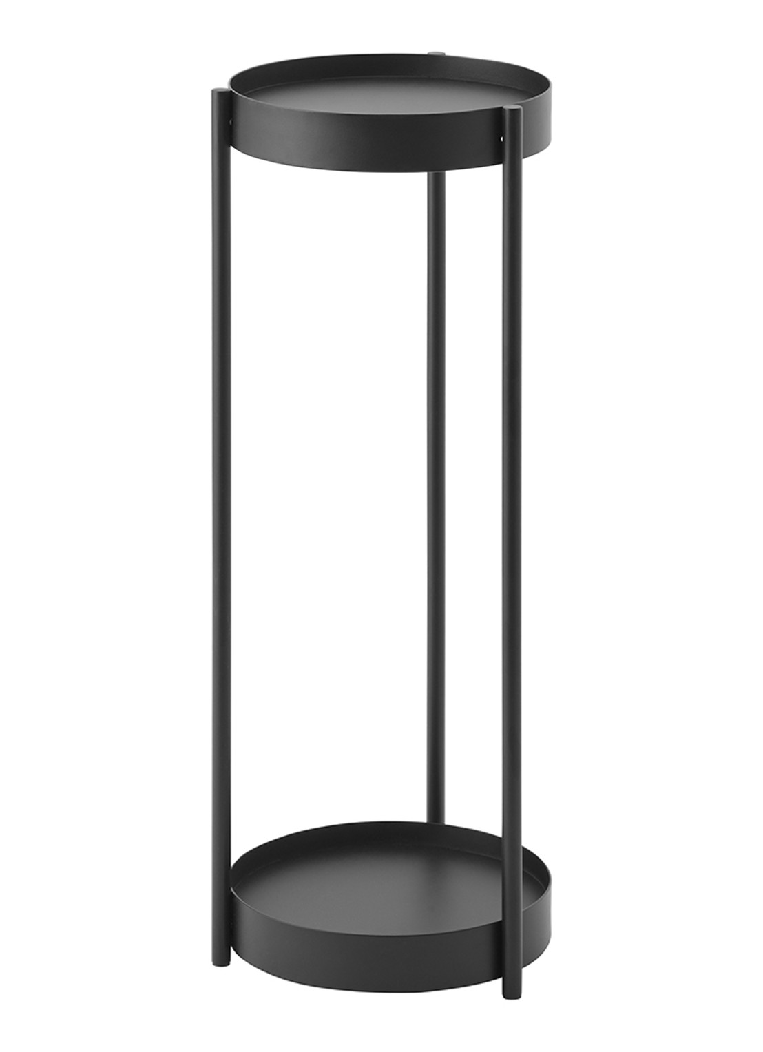 Yamazaki Tower bijzettafel 70 cm - voorkant zwart