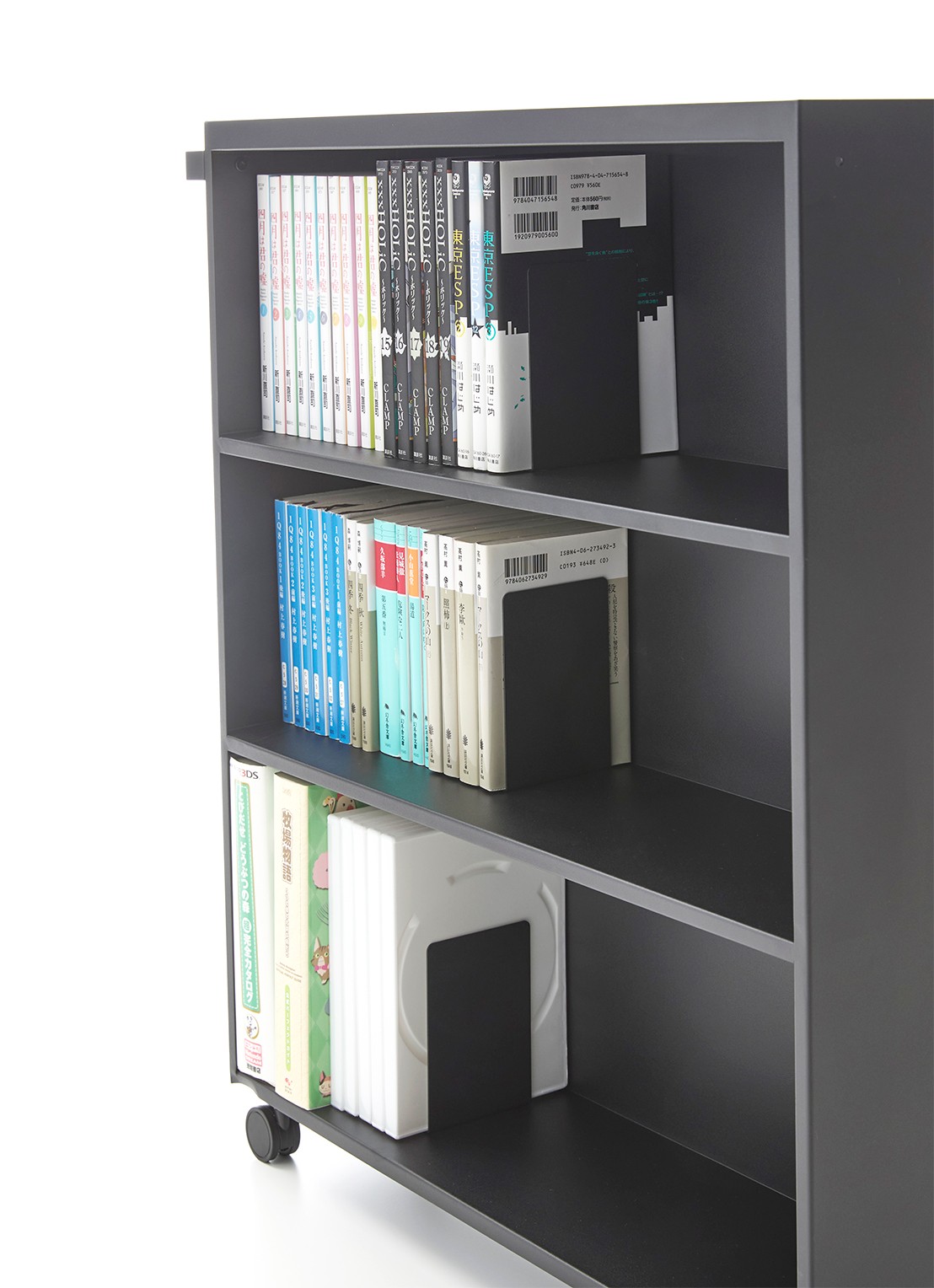 Yamazaki Tower boekenkast 70 cm - achterkant zwart