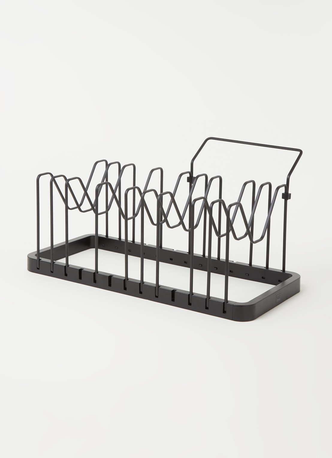 Yamazaki Tower deksel- & pannenhouder 45 cm - voorkant 3 zwart