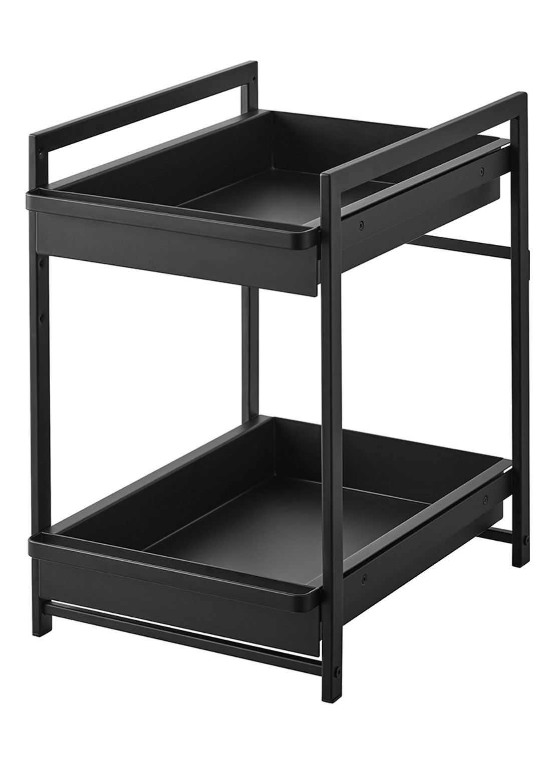 Yamazaki Tower keukenkast organizer 30 x 68,5 x 45 cm - voorkant zwart