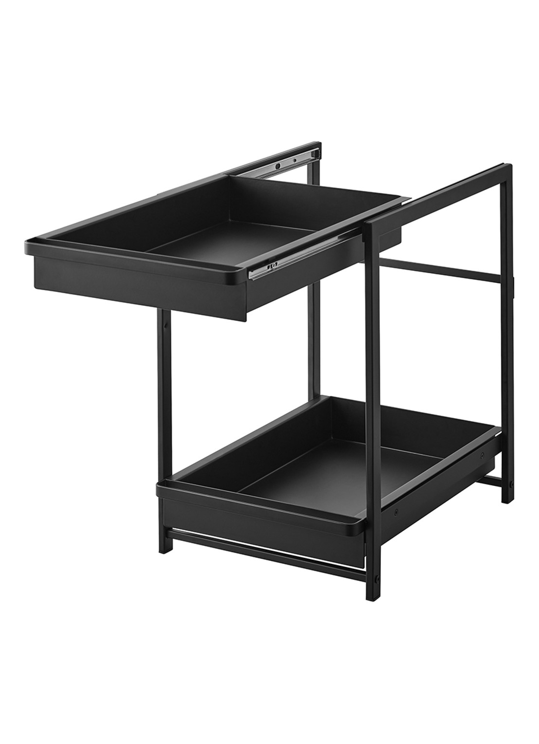 Yamazaki Tower keukenkast organizer 30 x 68,5 x 45 cm - voorkant 2 zwart