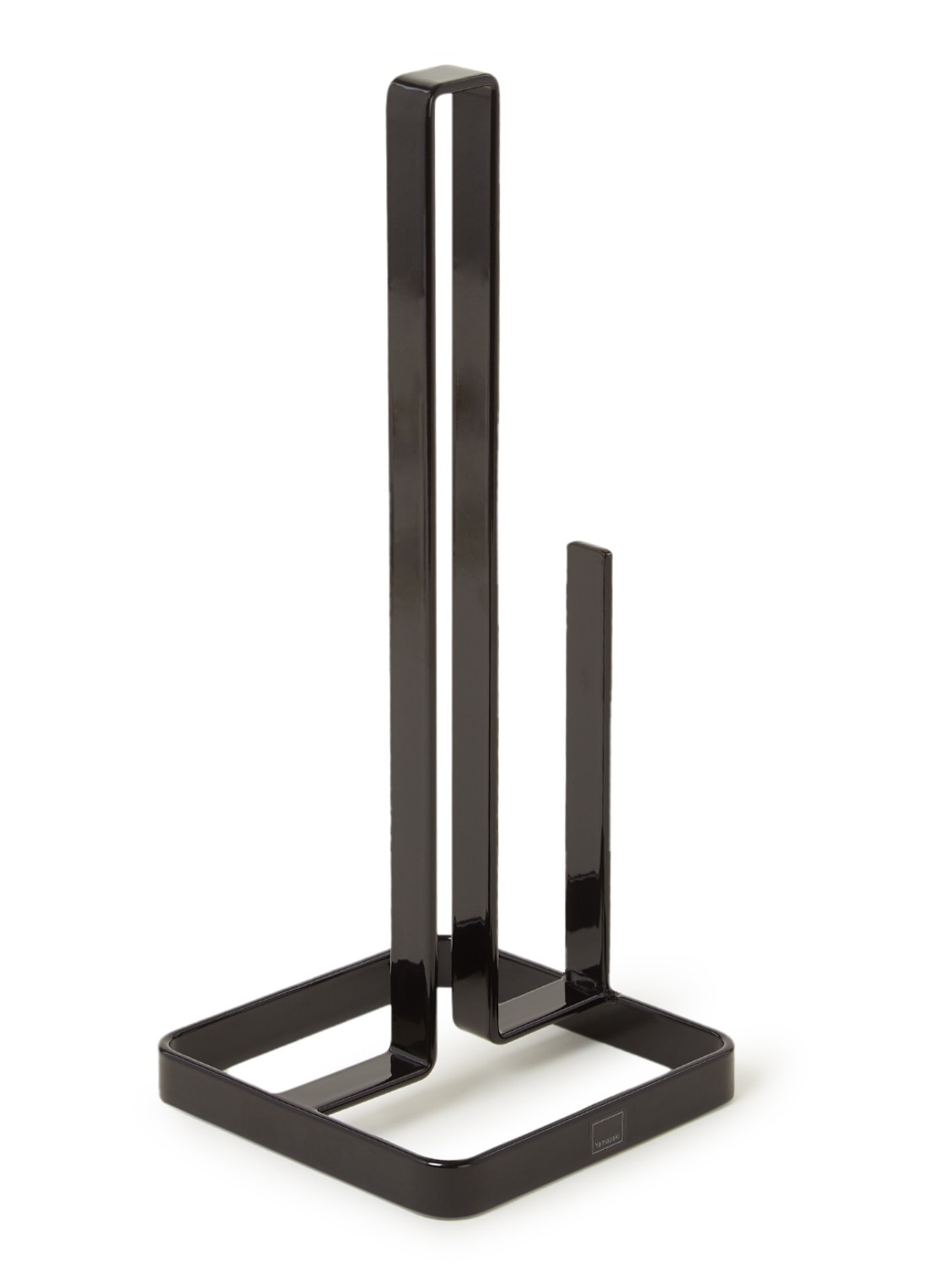 Yamazaki Tower keukenrolhouder 27 cm - voorkant 2 zwart