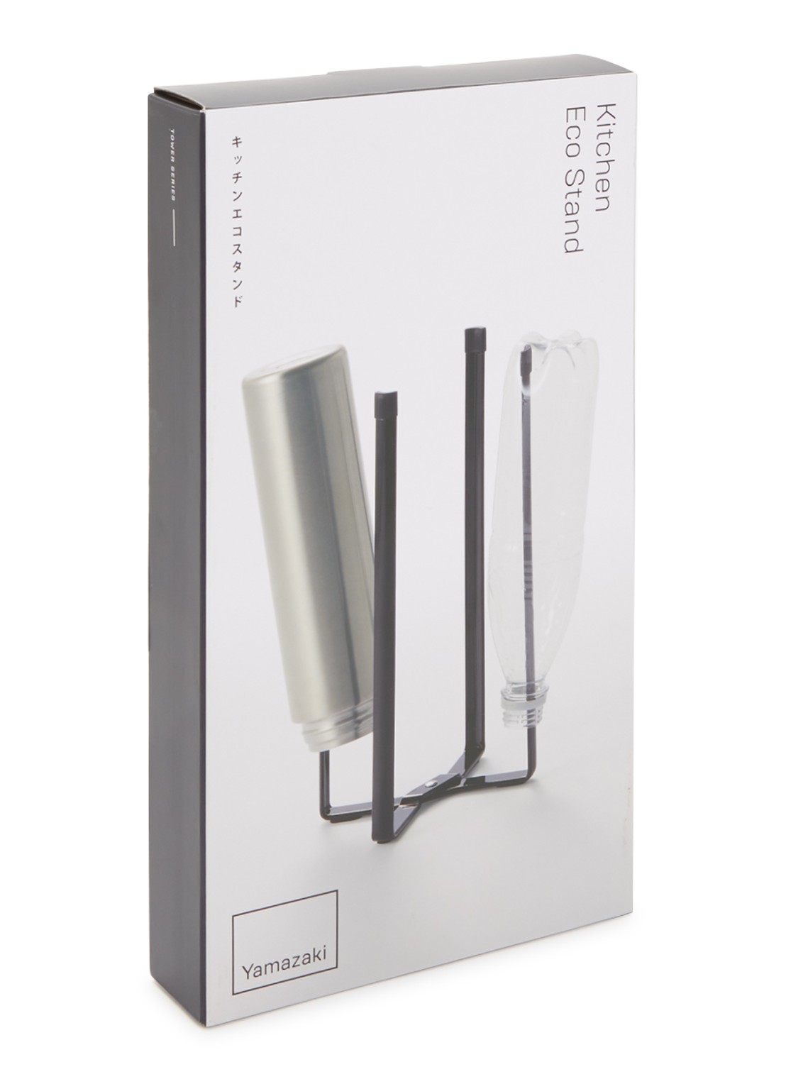 Yamazaki Tower Multi-Use keukenstandaard 27 cm - voorkant 2 zwart