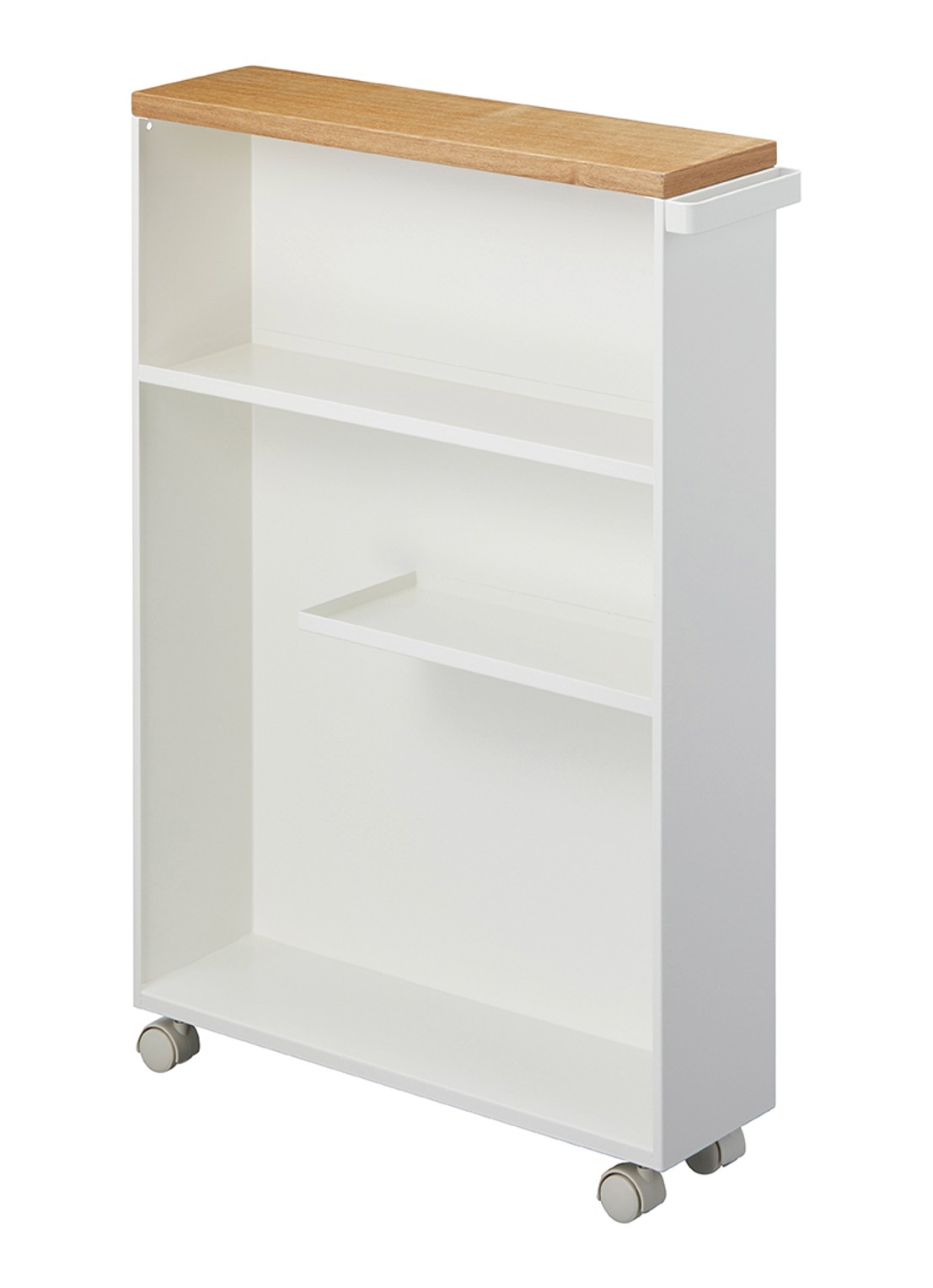 Yamazaki Tower opbergtrolley - voorkant 3 wit