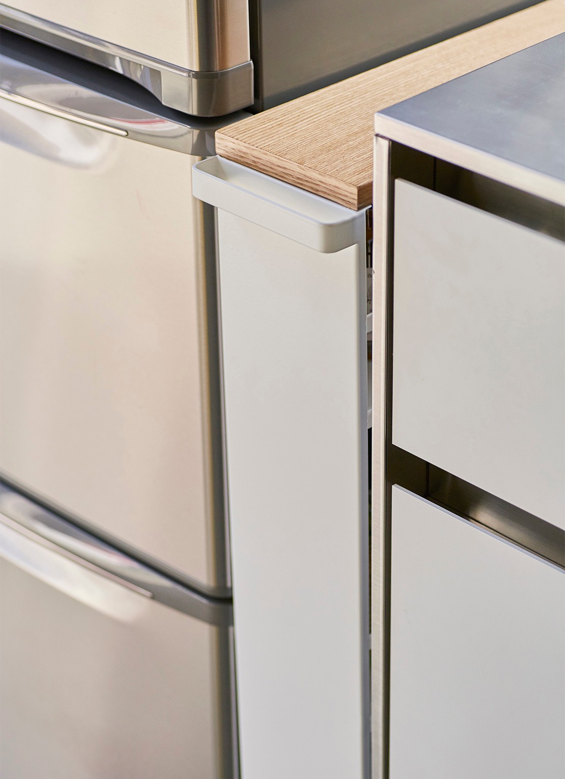 Yamazaki Tower opbergtrolley - detail 5 wit