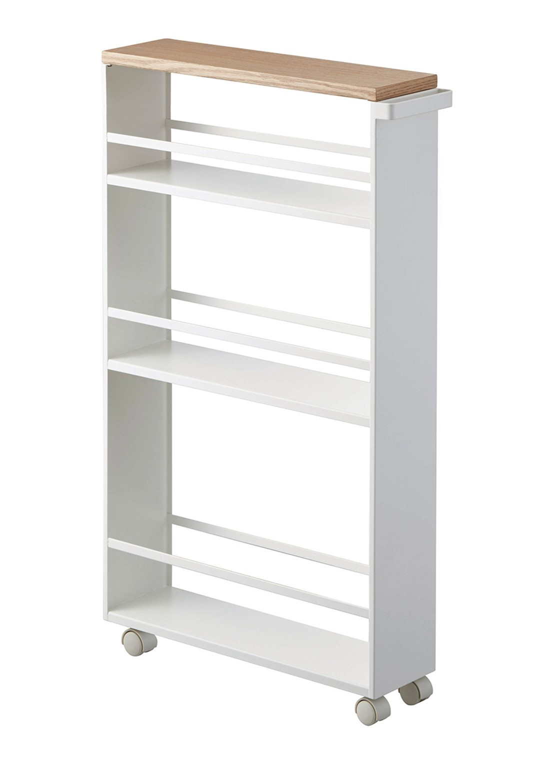 Yamazaki Tower opbergtrolley - voorkant wit