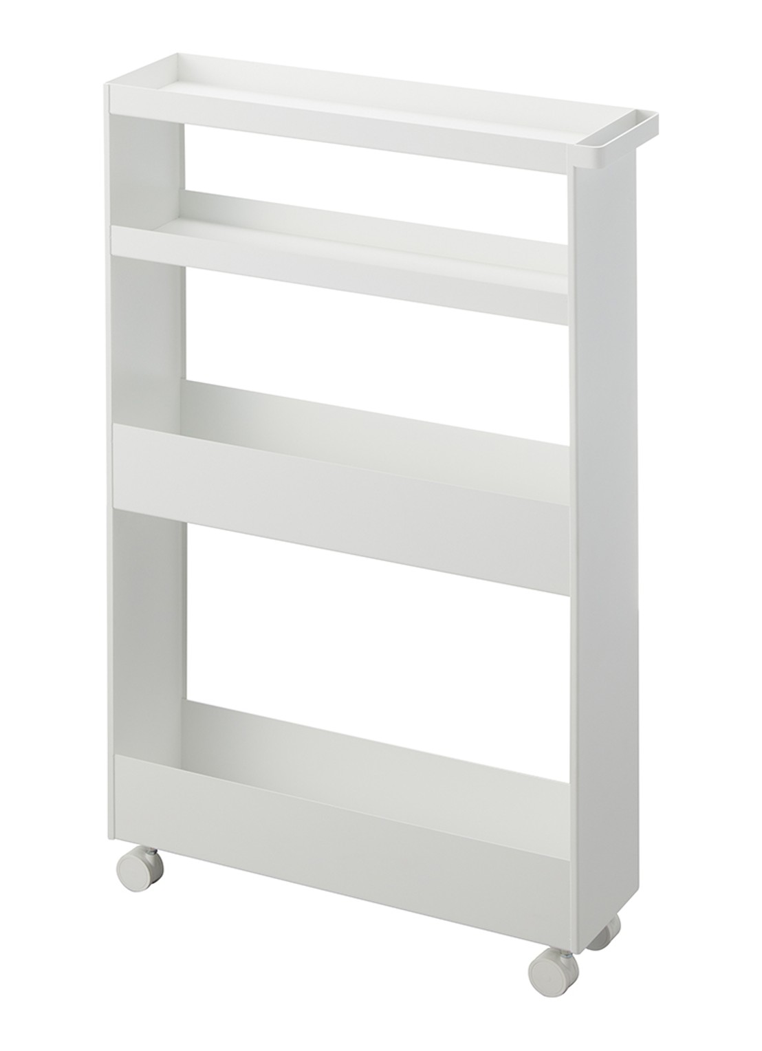 Yamazaki Tower opbergtrolley - voorkant 2 wit