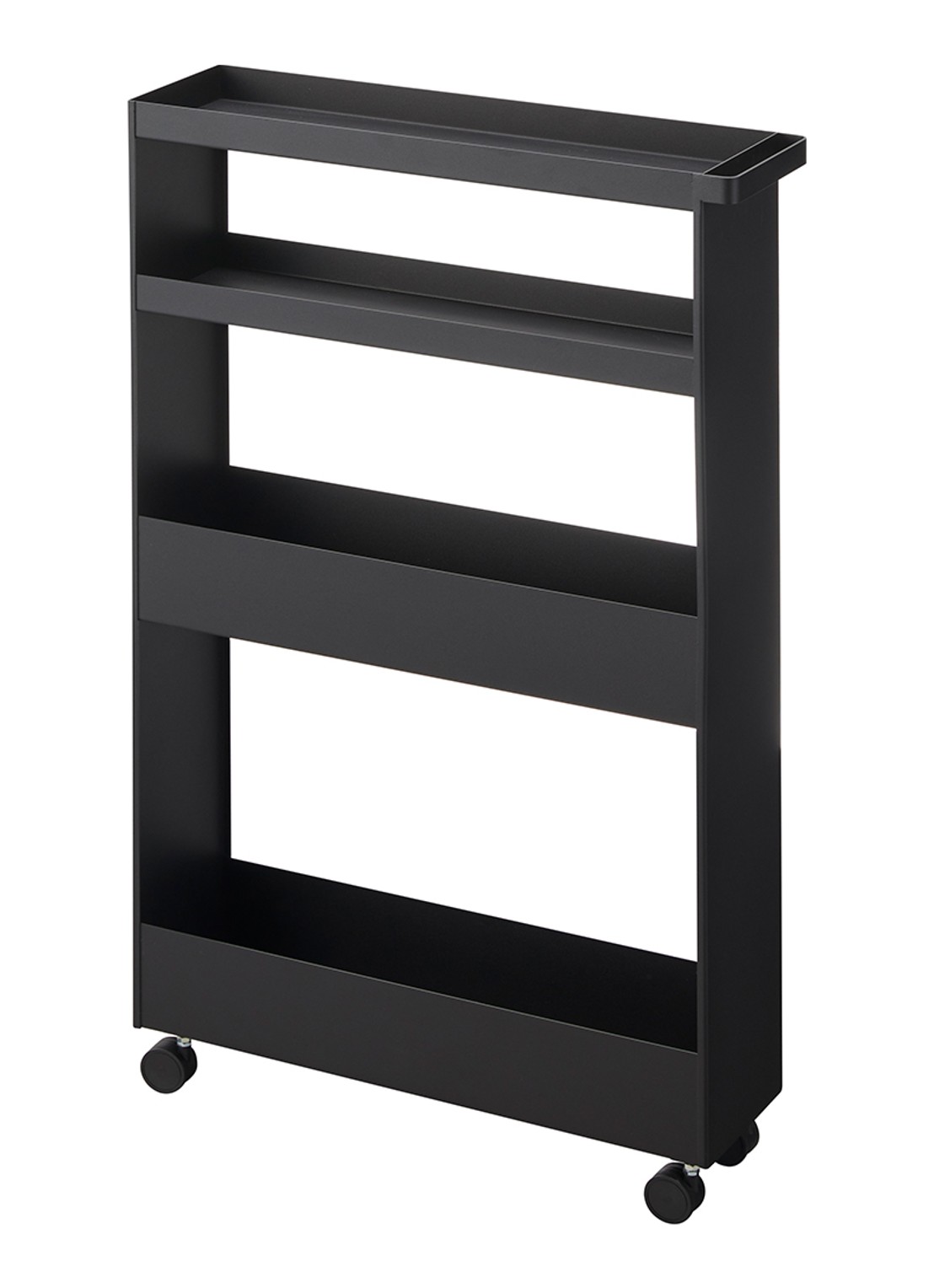 Yamazaki Tower opbergtrolley - voorkant zwart