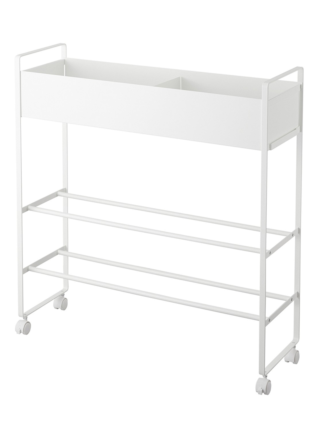Yamazaki Tower opbergtrolley - voorkant 2 wit