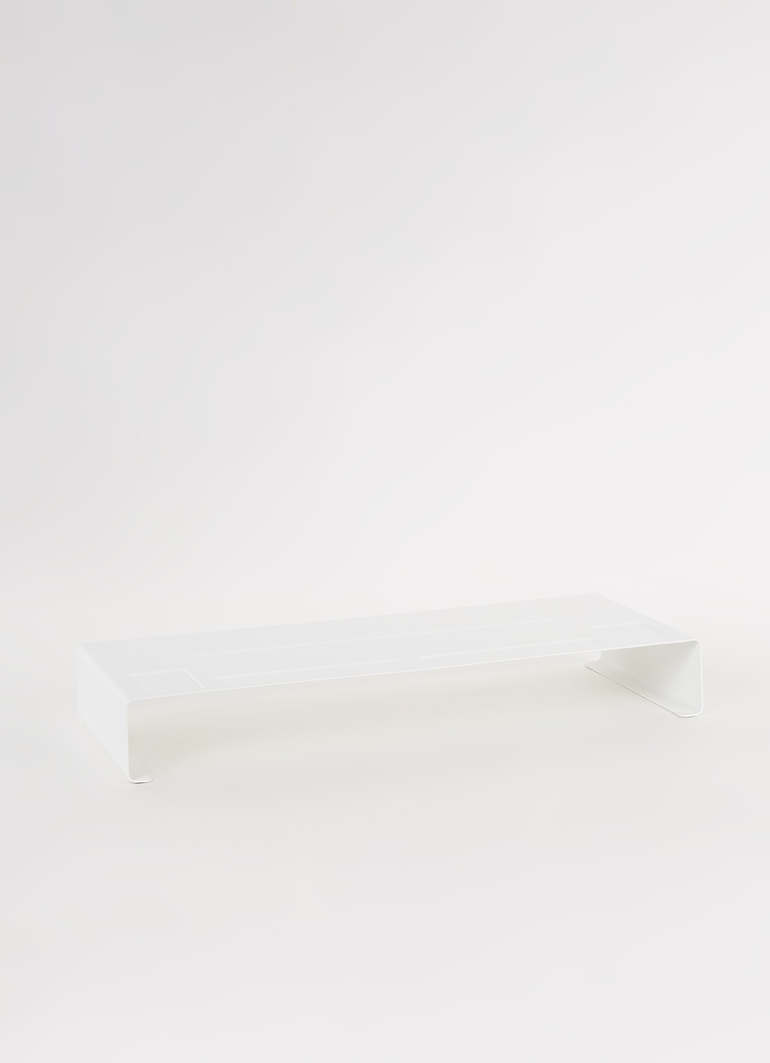 Yamazaki Tower pc monitorstandaard 59 x 24 x 8 cm - voorkant 2 wit