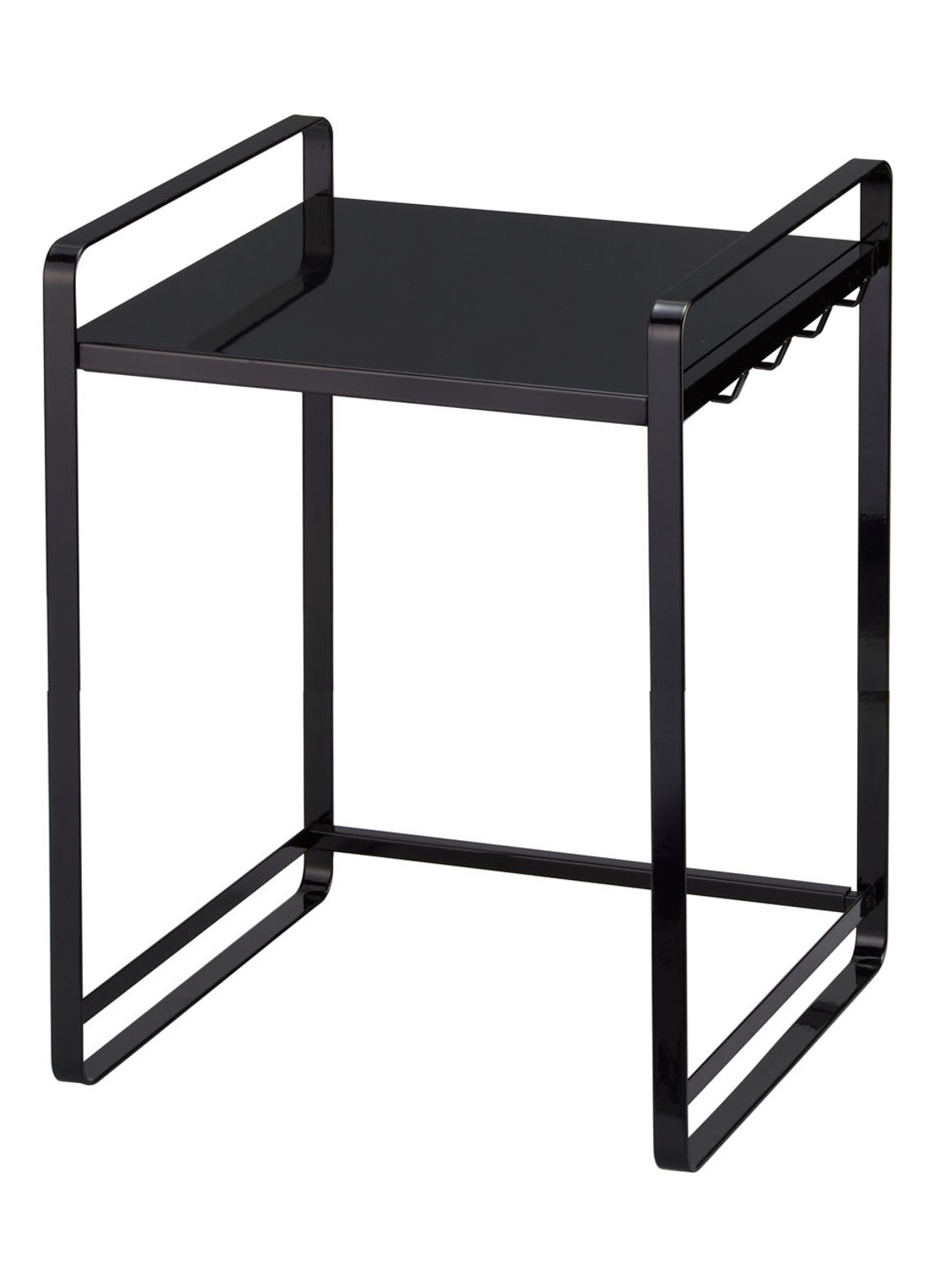 Yamazaki Tower uitschuifbare aanrecht organizer 47,5 - 75 cm - detail 3 zwart