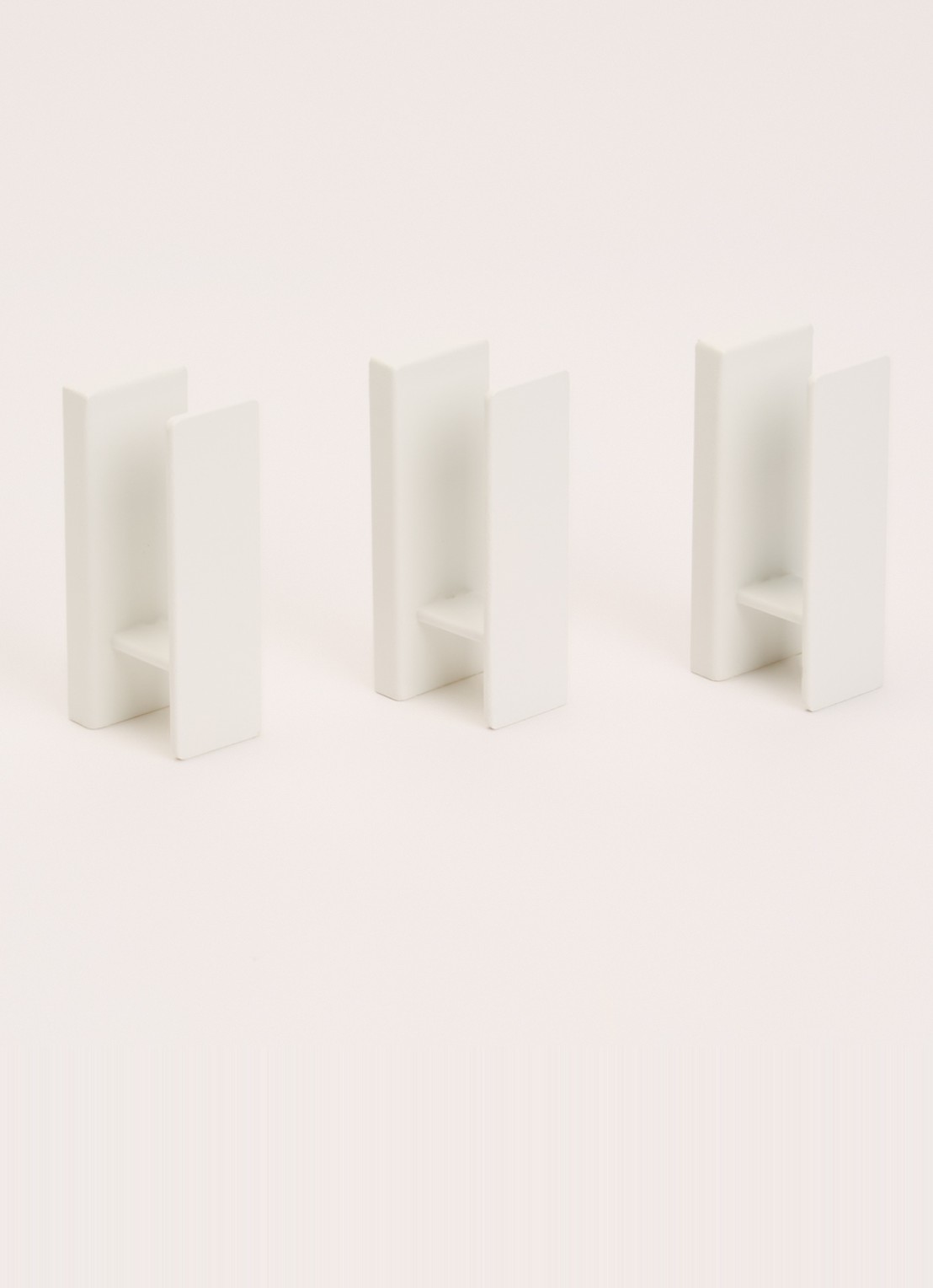 Yamazaki Tower wandhaak set van 3 - voorkant 2 wit