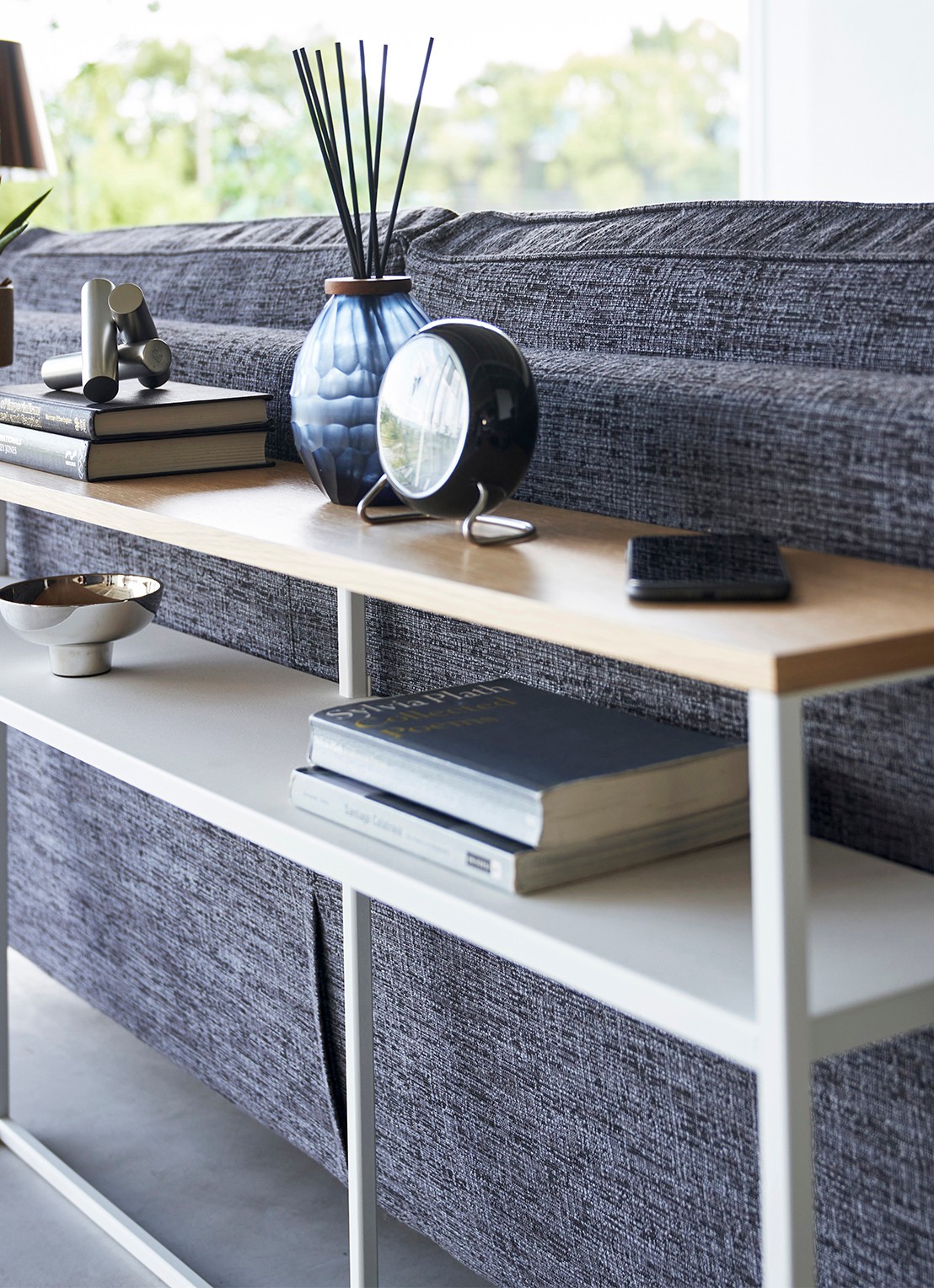 Yamazaki Tower wandtafel 126 x 65 cm - detail 5 wit