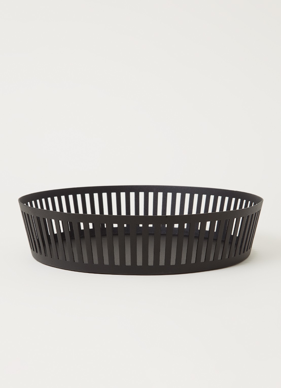 Yamazaki Tower Wide fruitschaal 25 cm  - voorkant 2 zwart