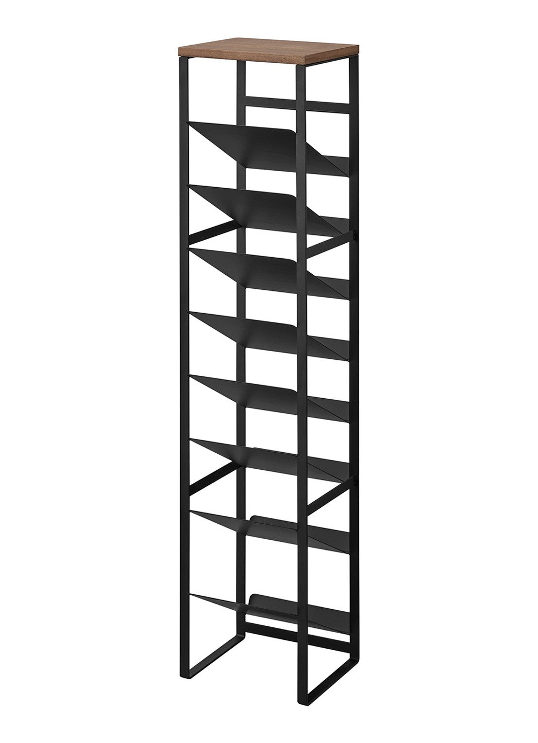 Yamazaki Tower wijnrek 16 flessen - voorkant 2 zwart