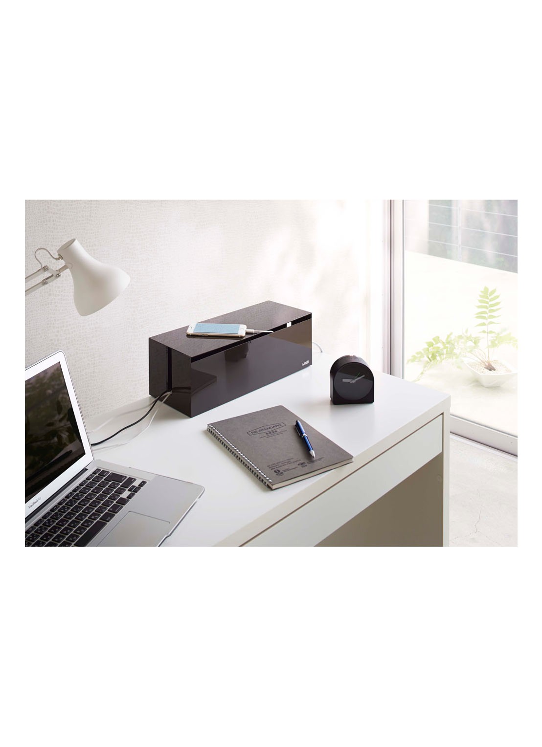 Yamazaki Web kabelbox  - detail 2 zwart
