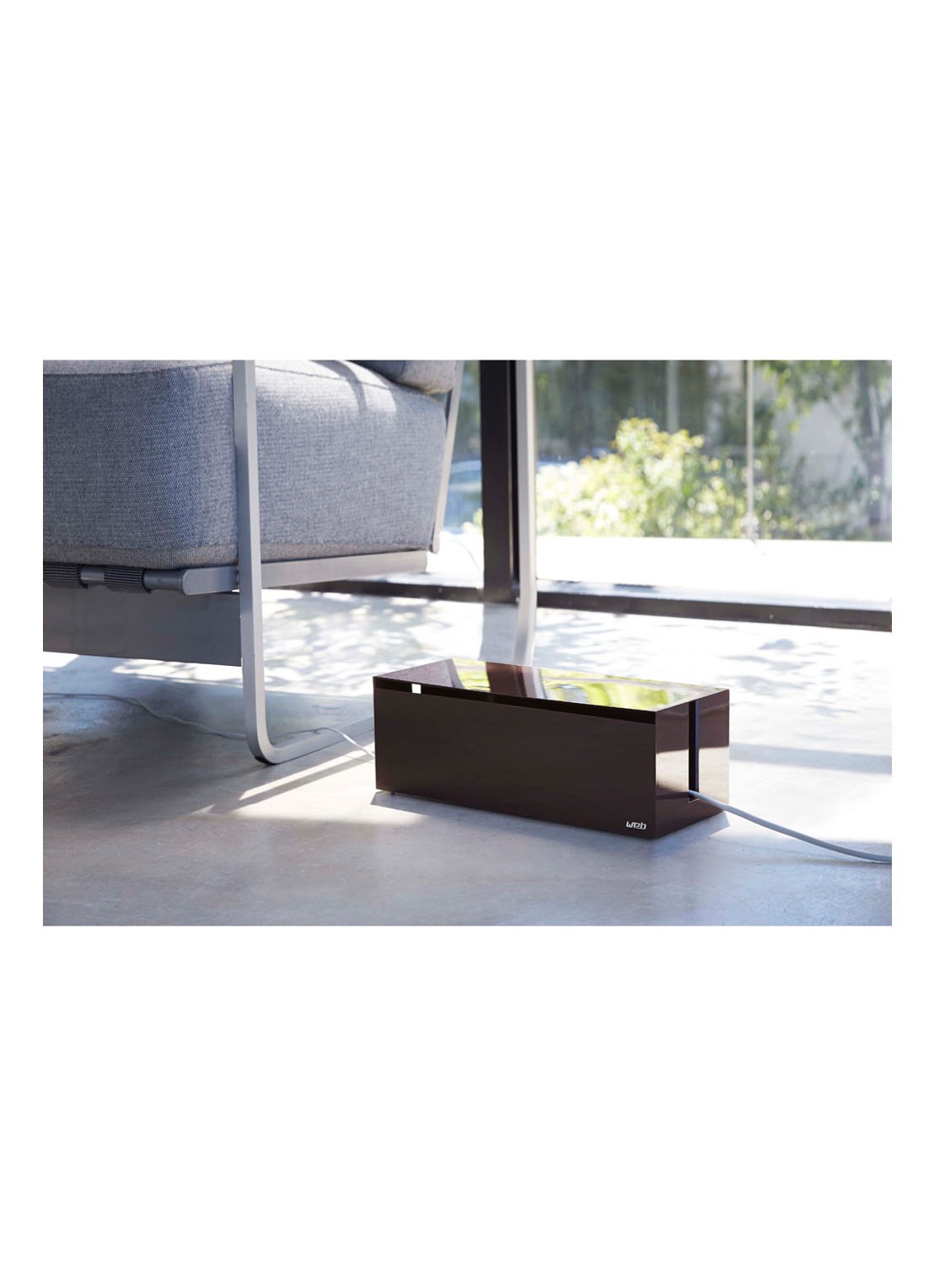Yamazaki Web kabelbox  - detail 3 zwart