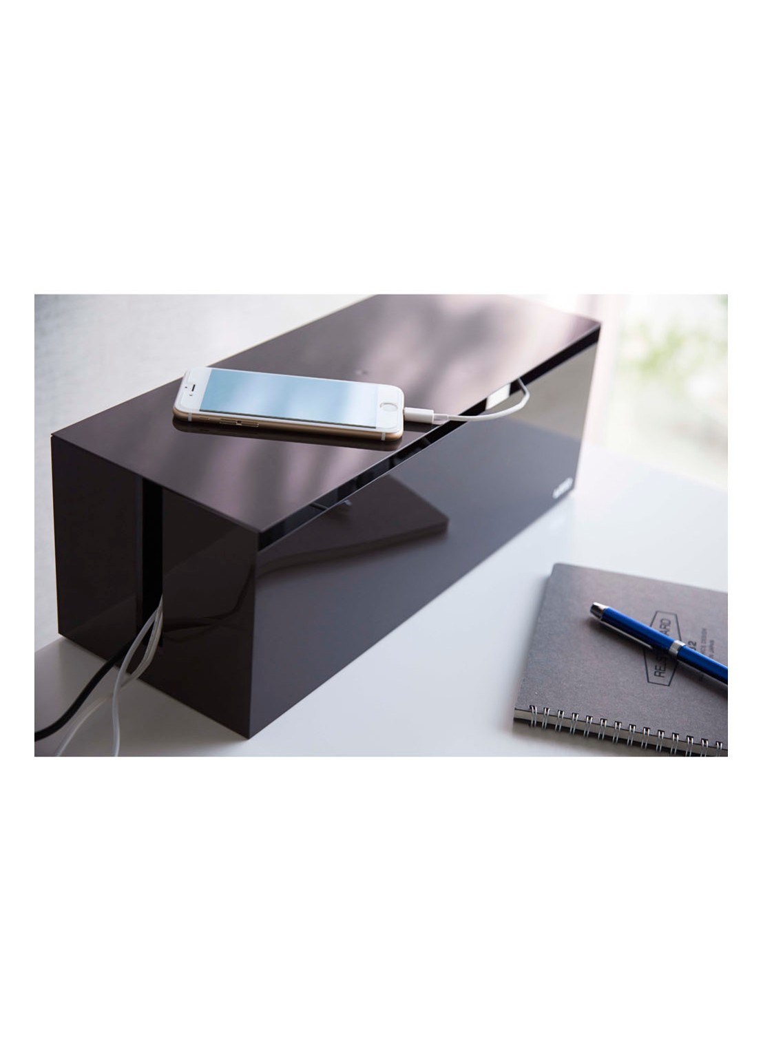 Yamazaki Web kabelbox  - detail 5 zwart