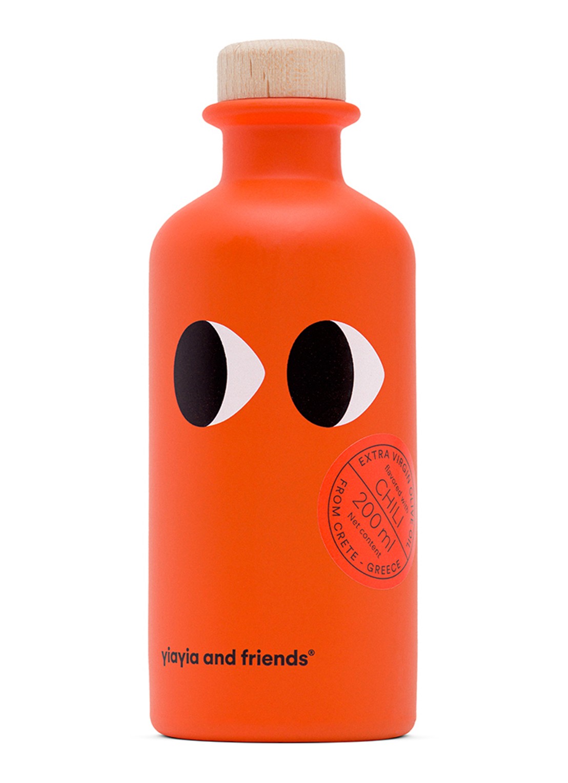 yiayia and friends Infused Chili Extra Vierge olijfolie 200 ml - voorkant 2 undefined