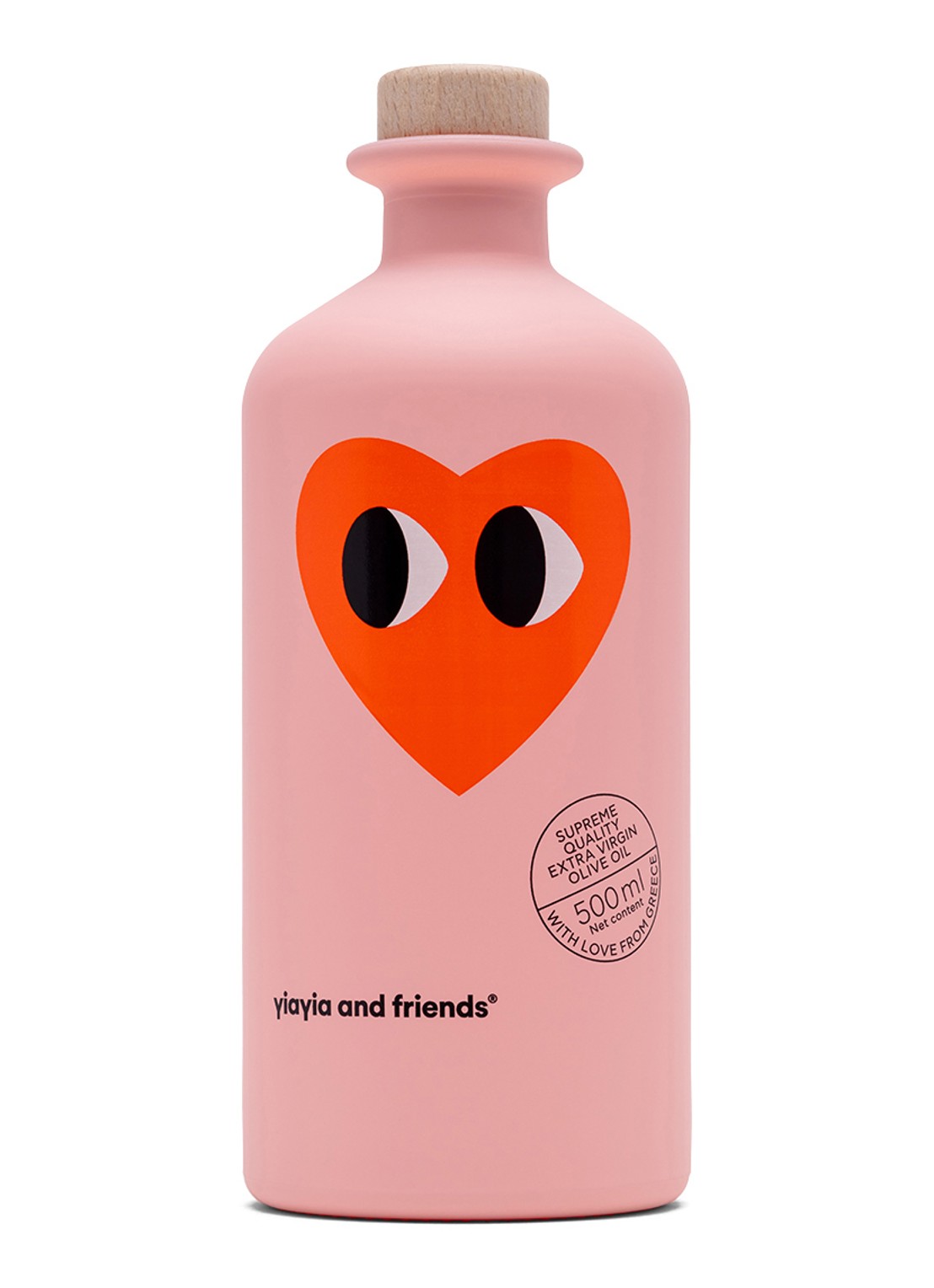 yiayia and friends Love Edition Extra Vierge olijfolie 500 ml - voorkant undefined