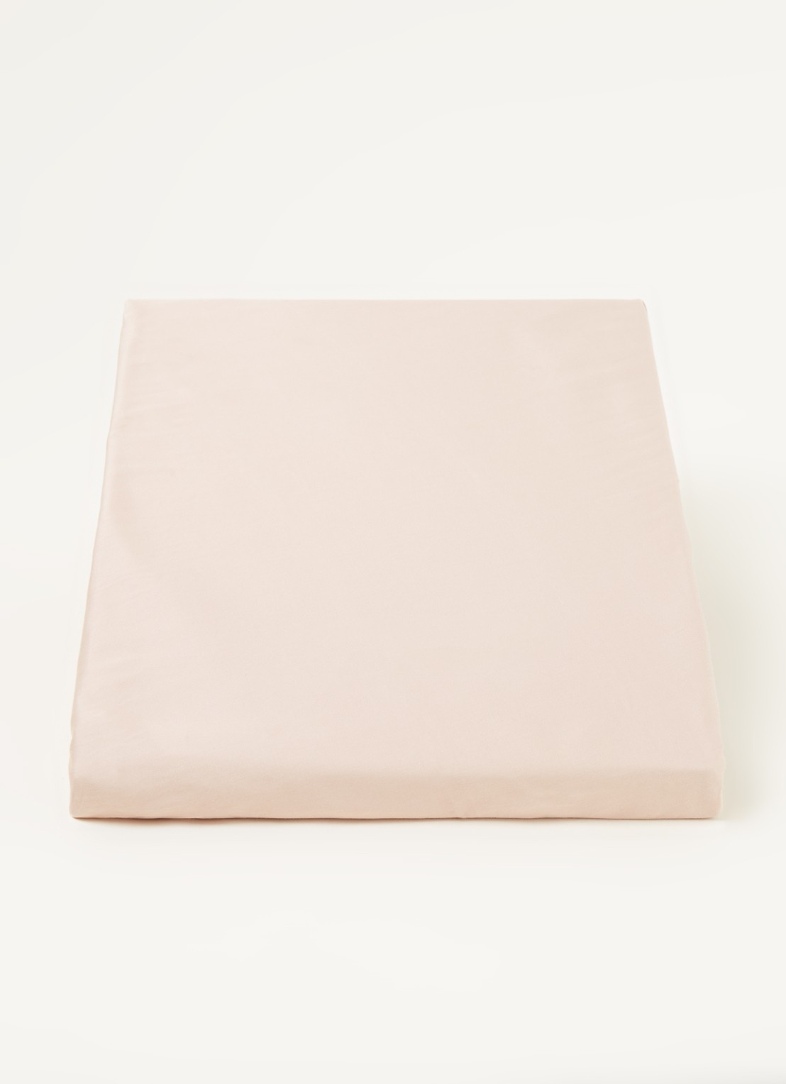 Yumeko Hoeslaken van  katoensatijn 300TC, hoekhoogte 30 cm - voorkant 2 oudroze
