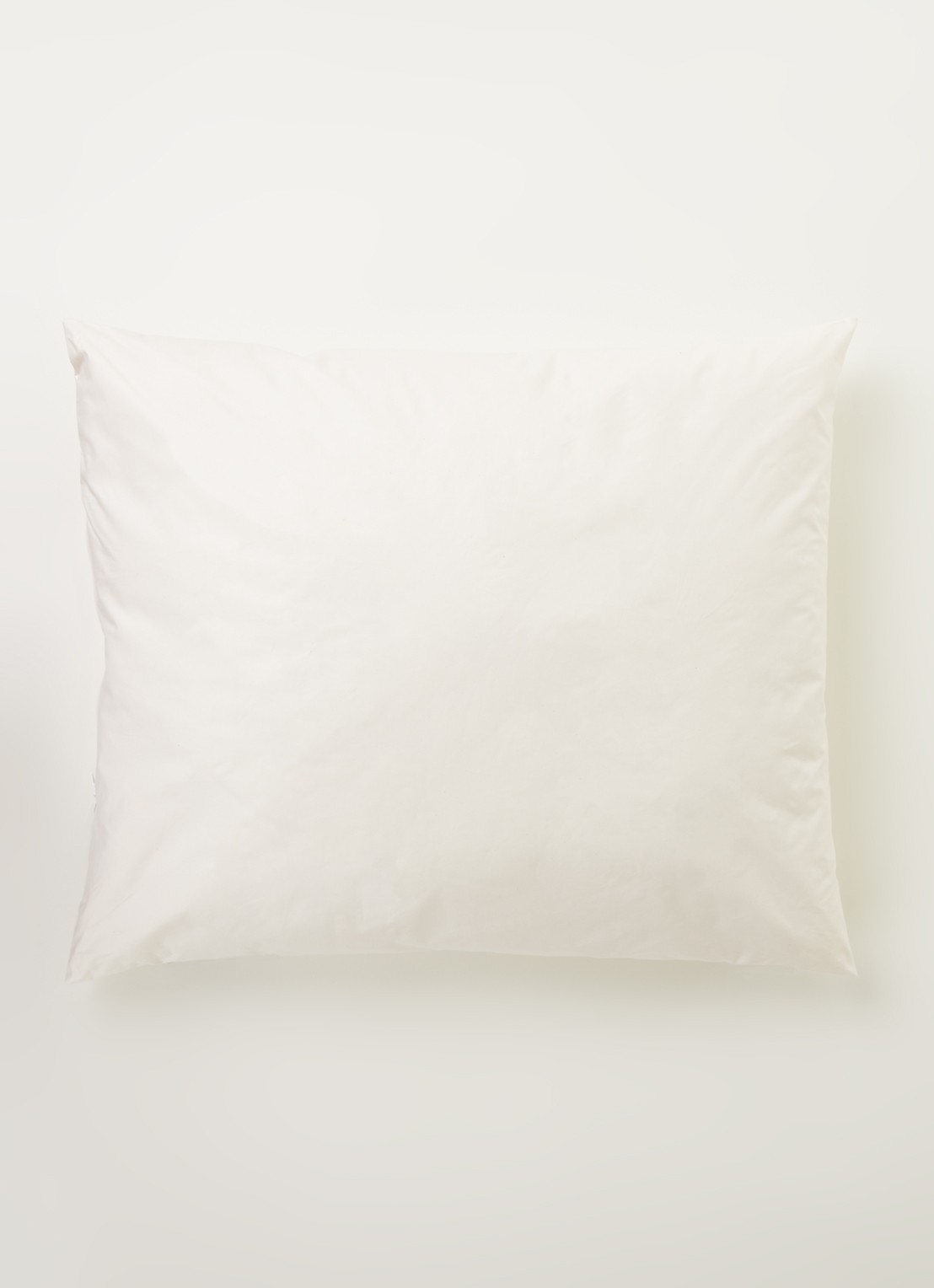 Yumeko Stevig hoofdkussen met vulling van wol 60 x 70 cm - voorkant 3 wit