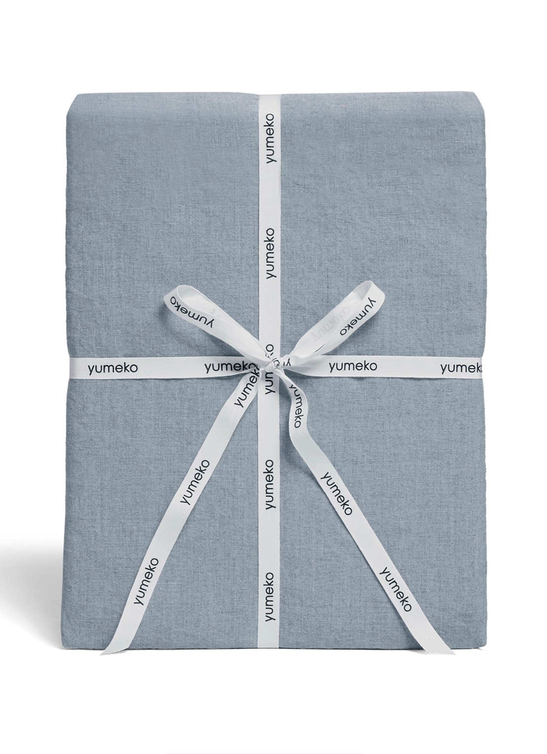 Yumeko Yumeko Washed linnen dekbedovertrekset - inclusief kussenslopen - detail 6 blauw