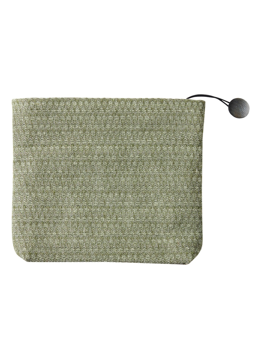 Yves Delorme Aime toilettas met print - detail groen