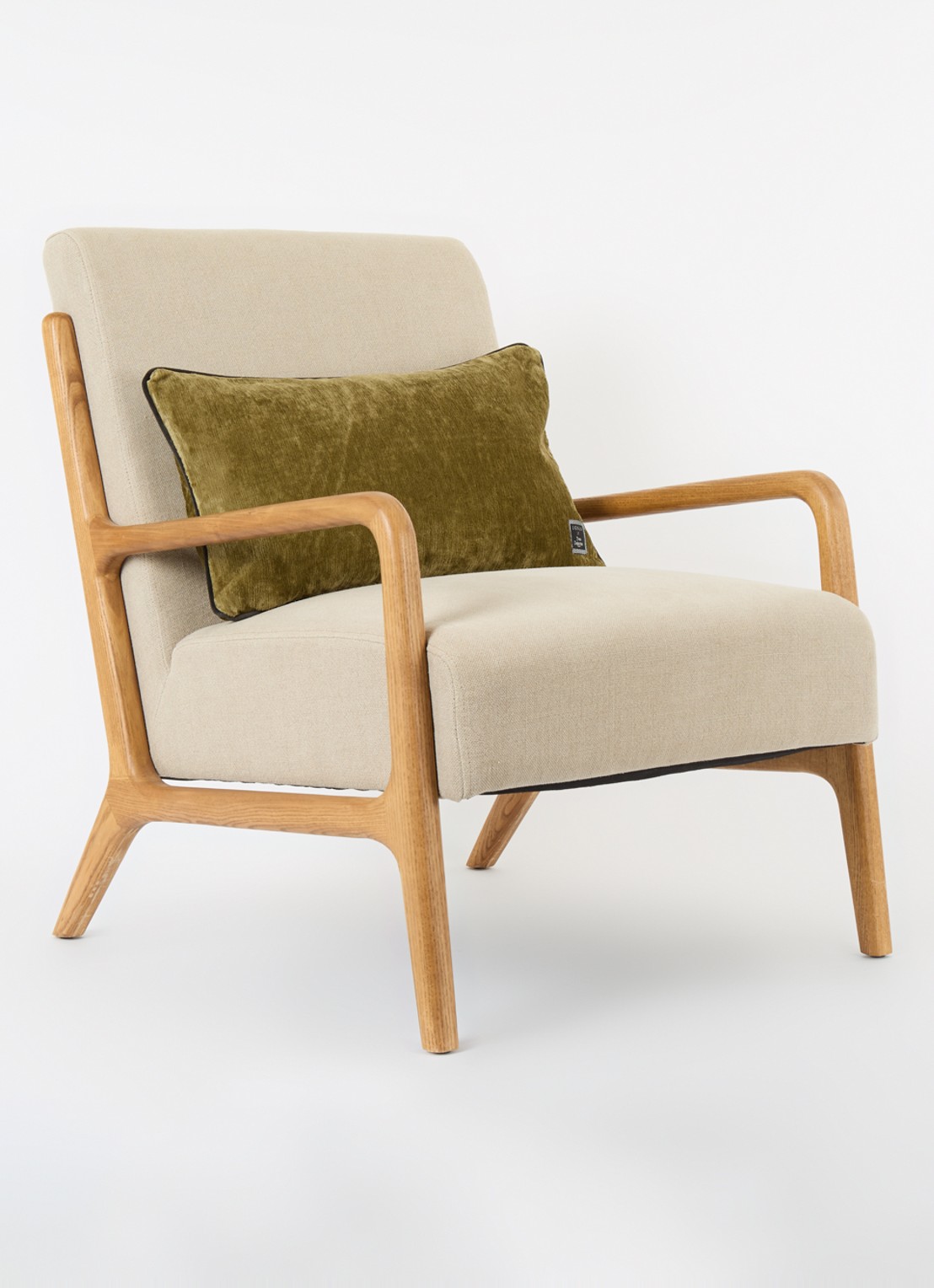 Yves Delorme BOROMEE  Paon        Cushion c - detail 7 mosgroen