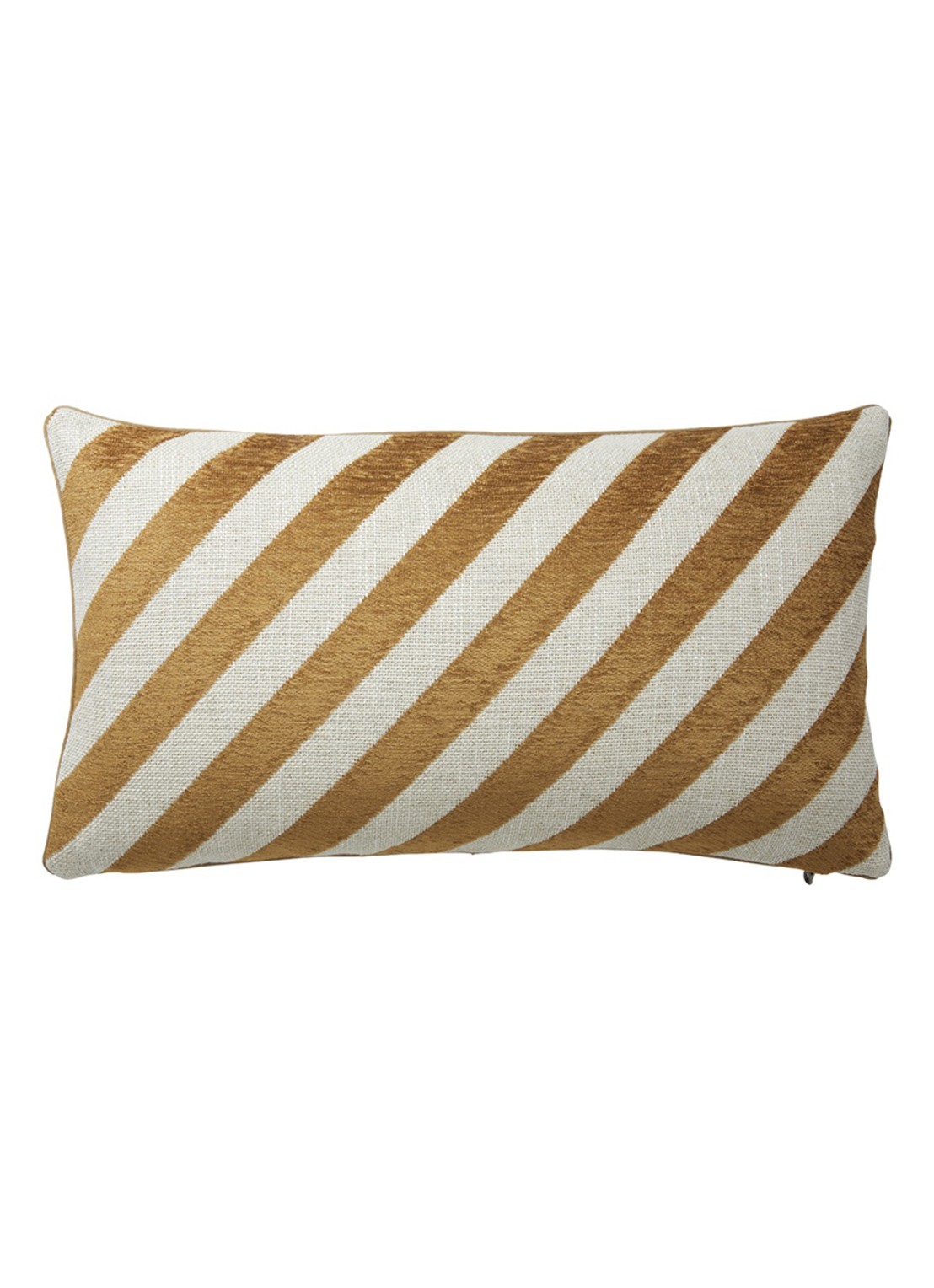 Yves Delorme Calisson sierkussenhoes - voorkant 3 donkerbeige