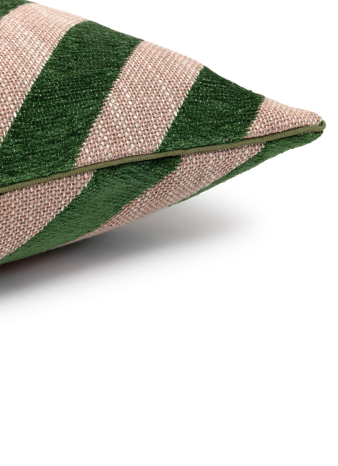 Yves Delorme Calisson sierkussenhoes - detail 2 menthe