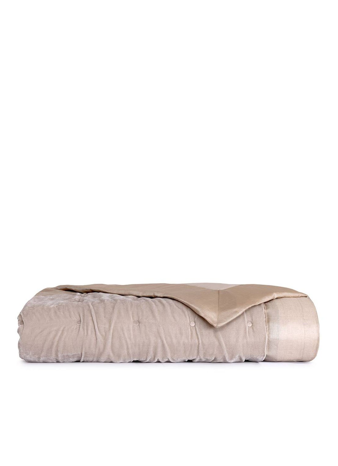 Yves Delorme Cocon bedsprei 260 x 240 cm - voorkant zilver