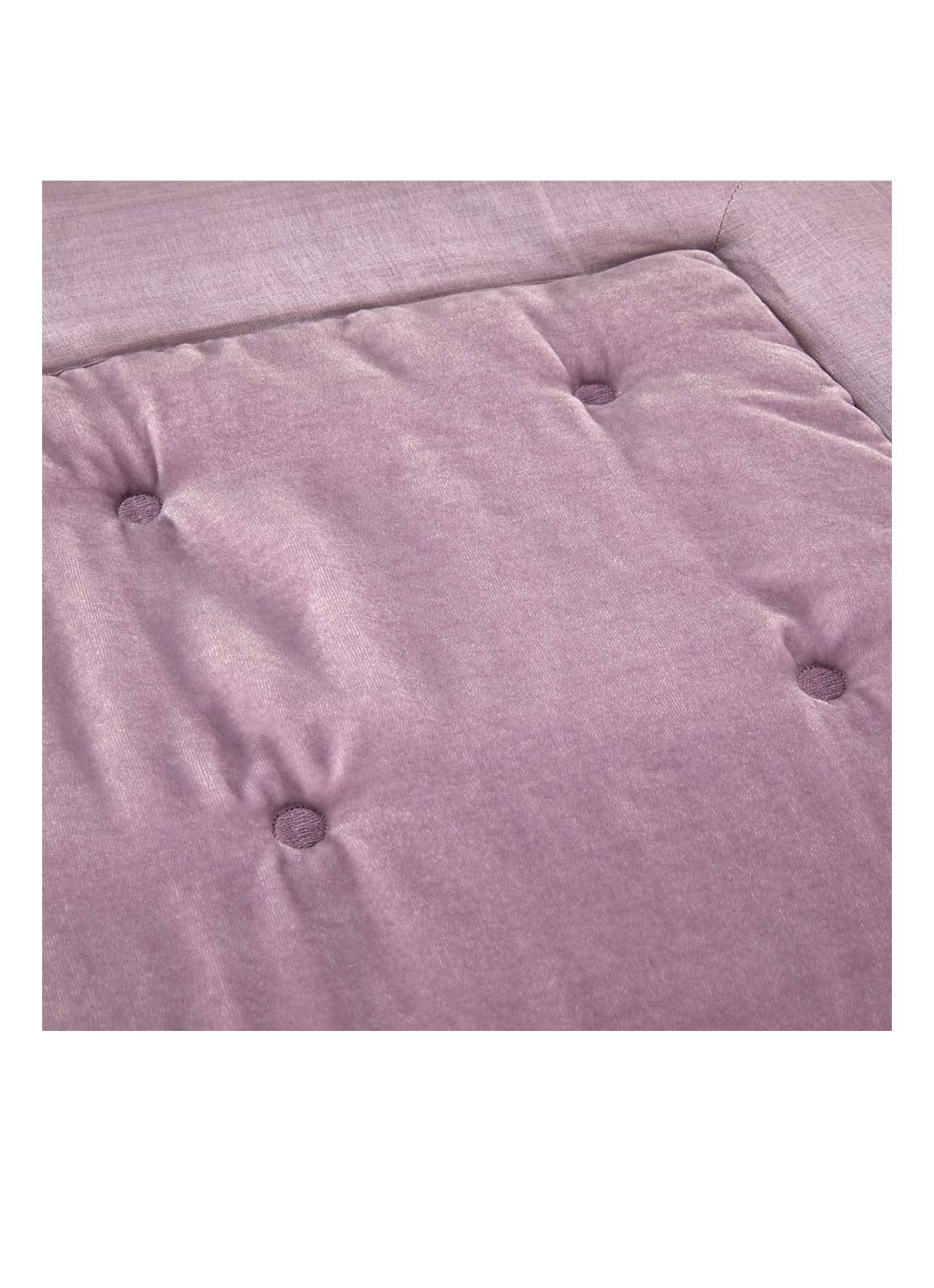 Yves Delorme Cocon bedsprei 260 x 240 cm - achterkant 5 lila