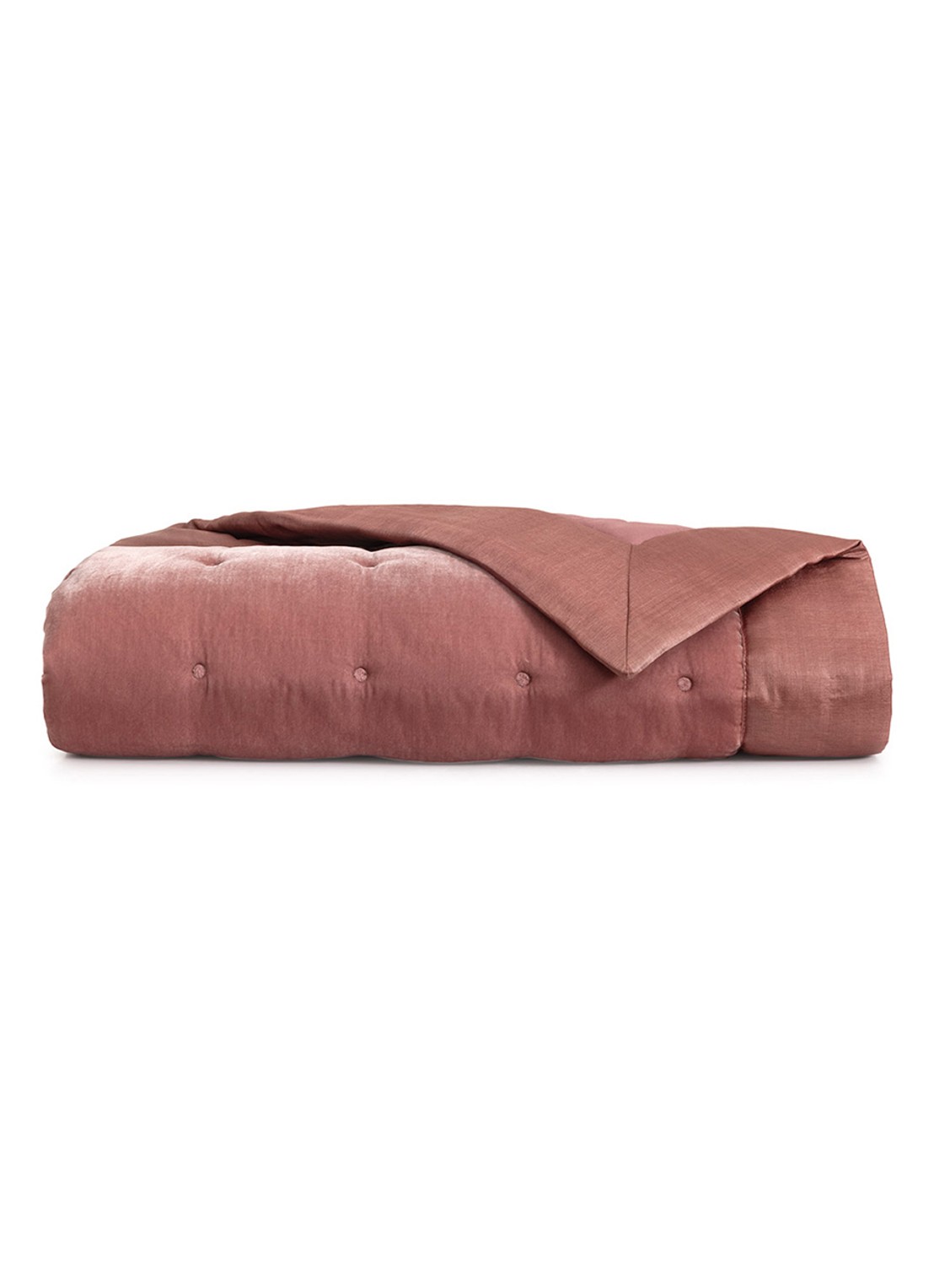 Yves Delorme Cocon bedsprei 260 x 240 cm - voorkant roze