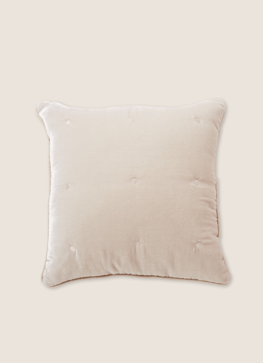 Yves Delorme Cocon sierkussen 45 x 45 cm  - voorkant 3 beige