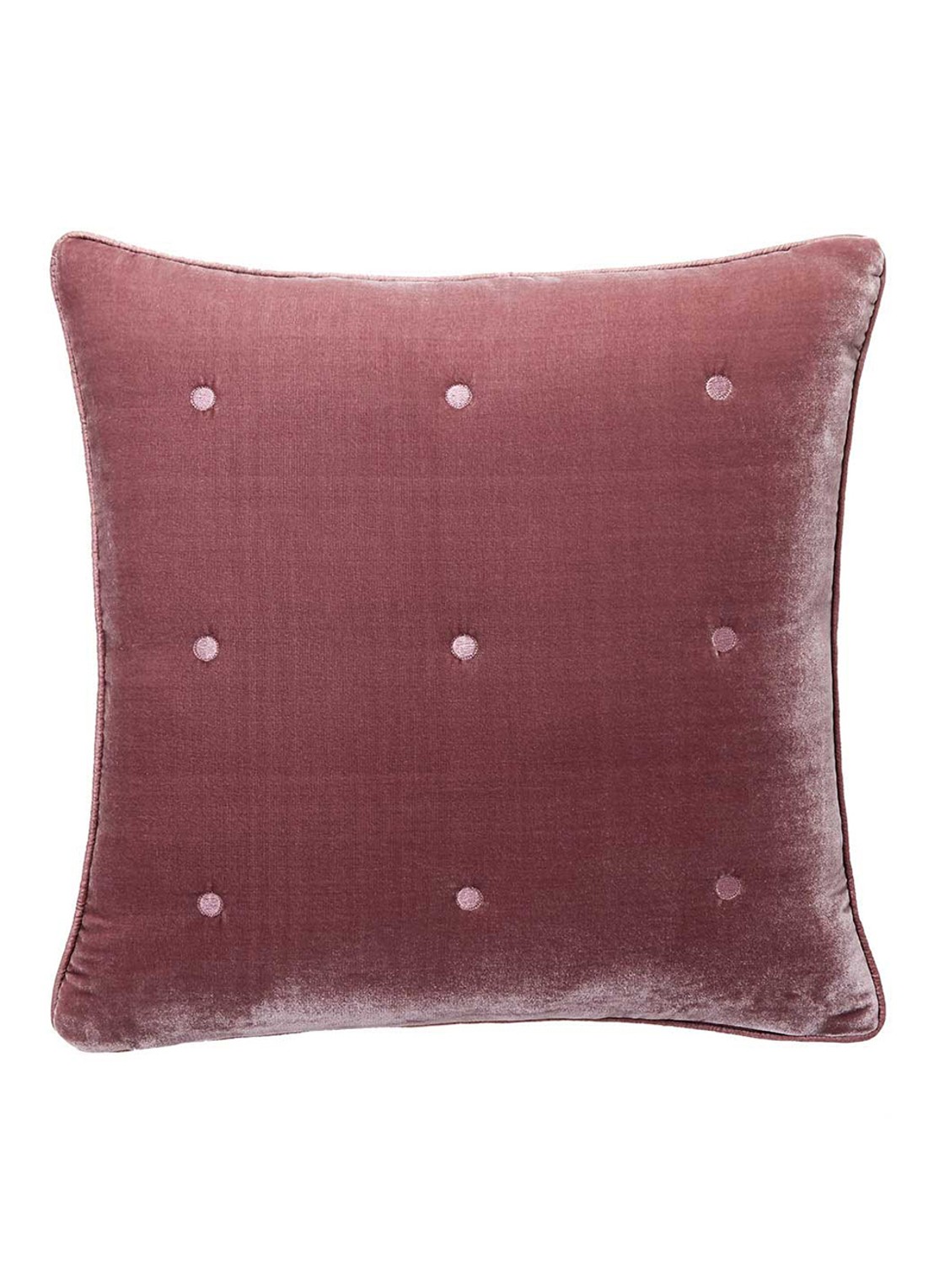 Yves Delorme Cocon sierkussen 45 x 45 cm  - voorkant 3 roze