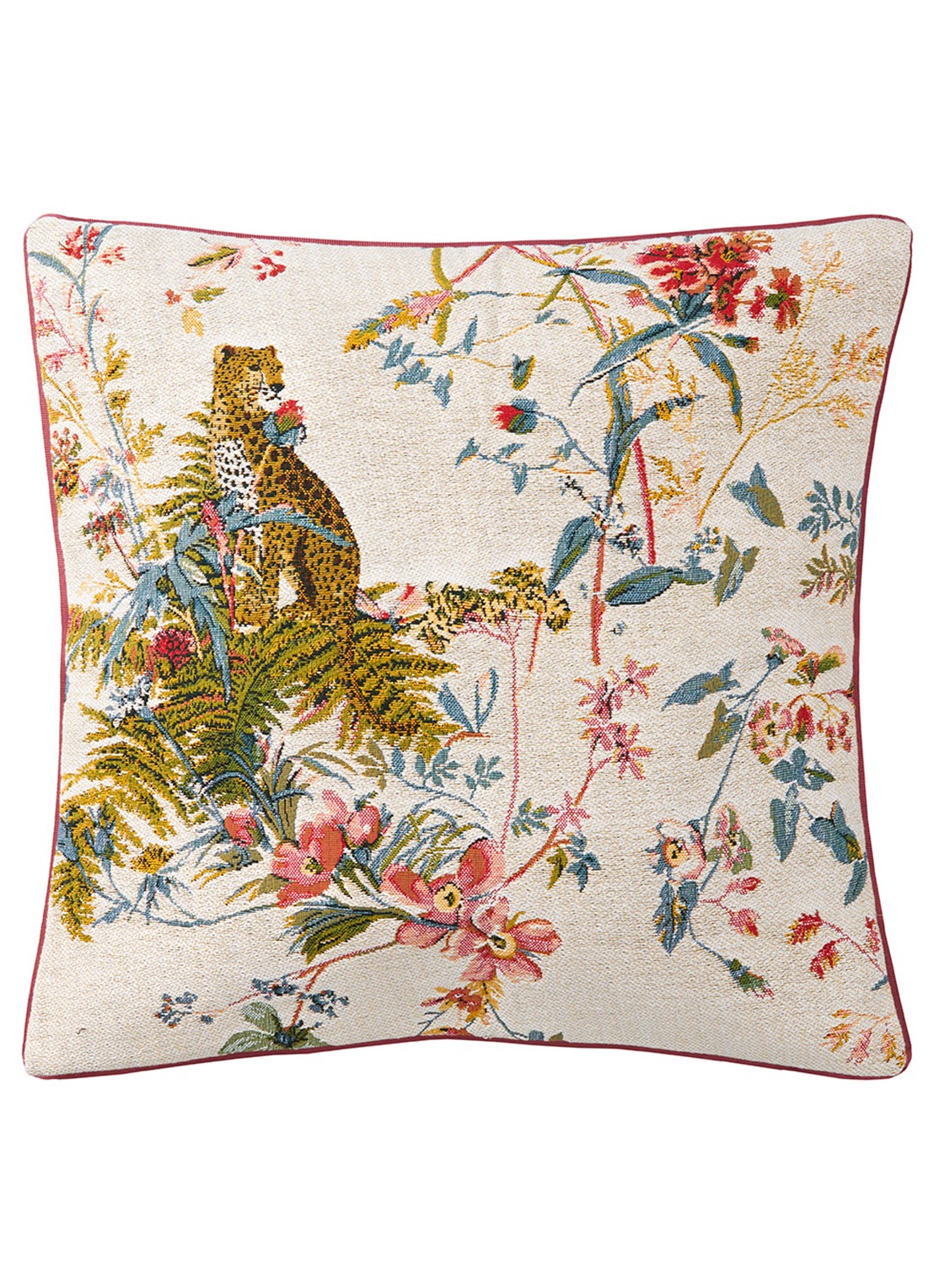 Yves Delorme Contes sierkussenhoes 45 x 45 cm - voorkant 3 beige