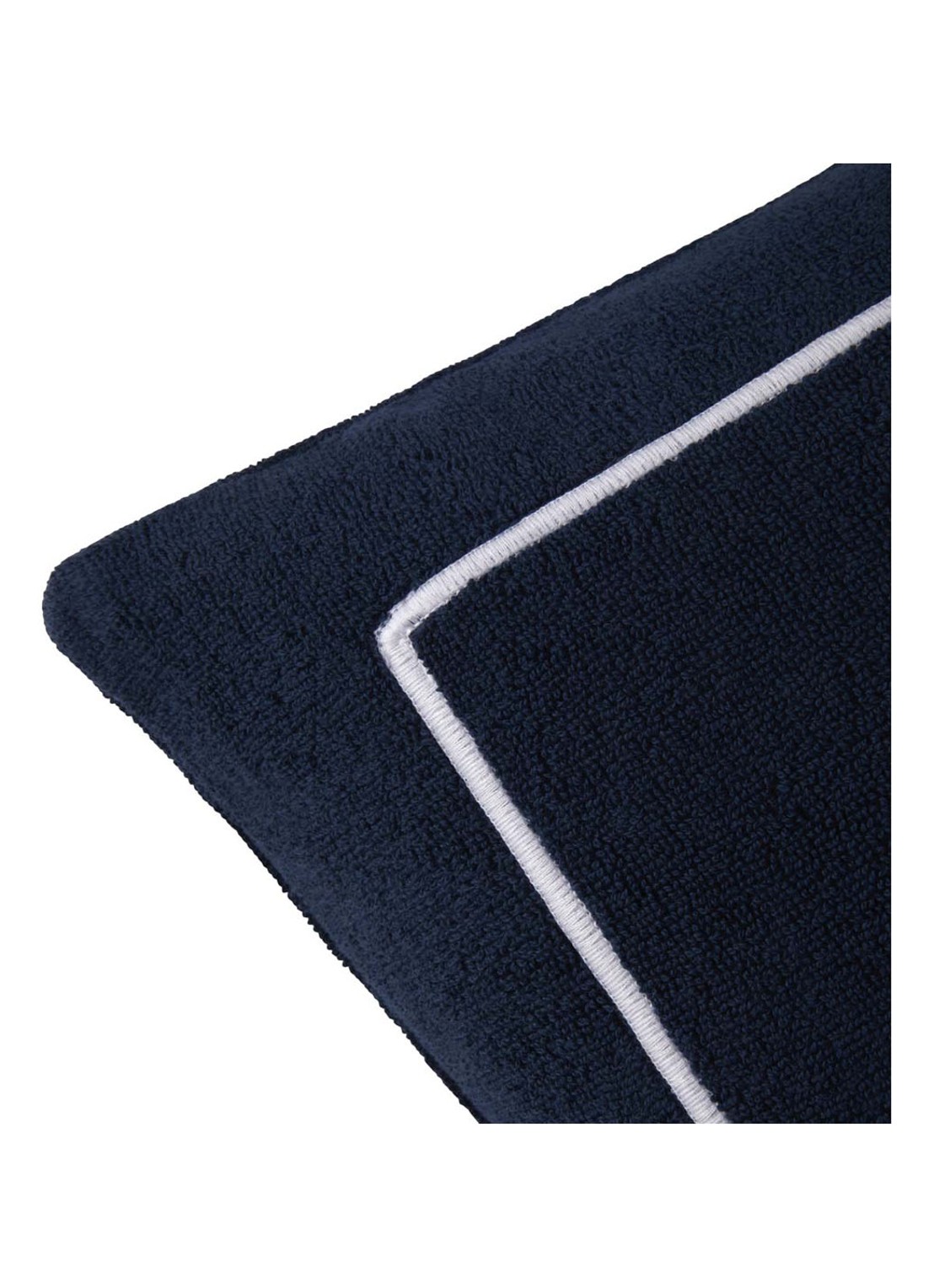 Yves Delorme Croisière Strand sierkussen 40 x 30 cm - achterkant 3 donkerblauw