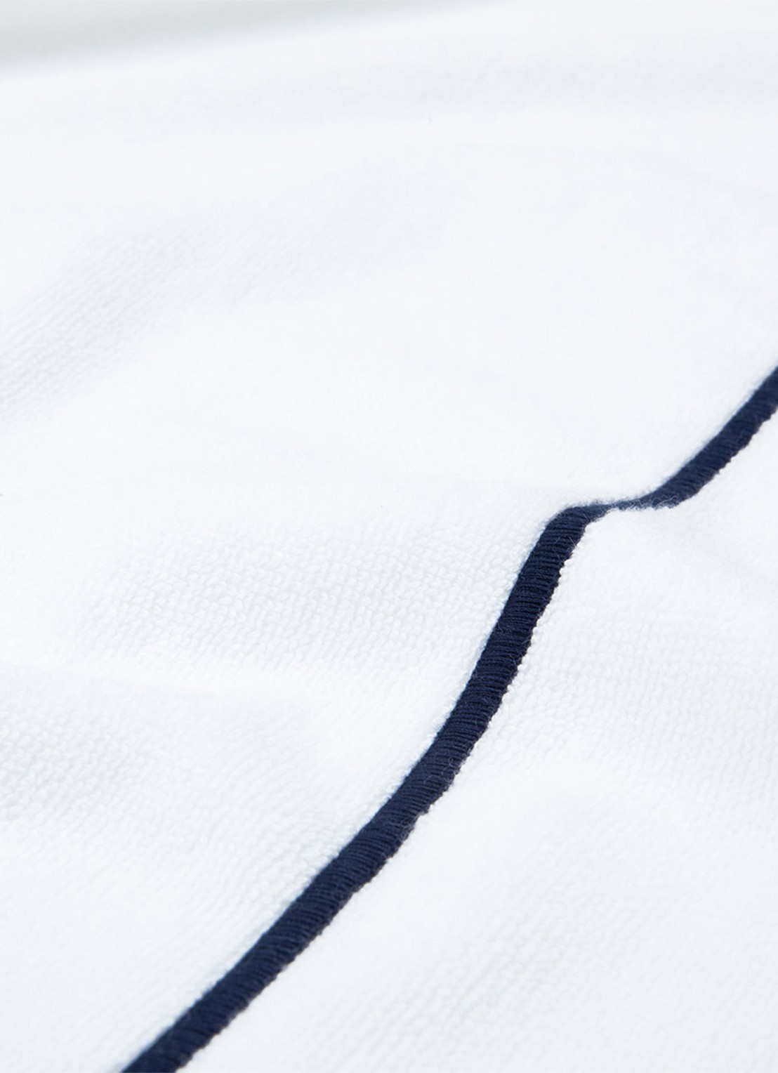 Yves Delorme Croisiere strandlaken  - 480 gr/m2 - 92 x 200 cm - detail 3 royalblauw